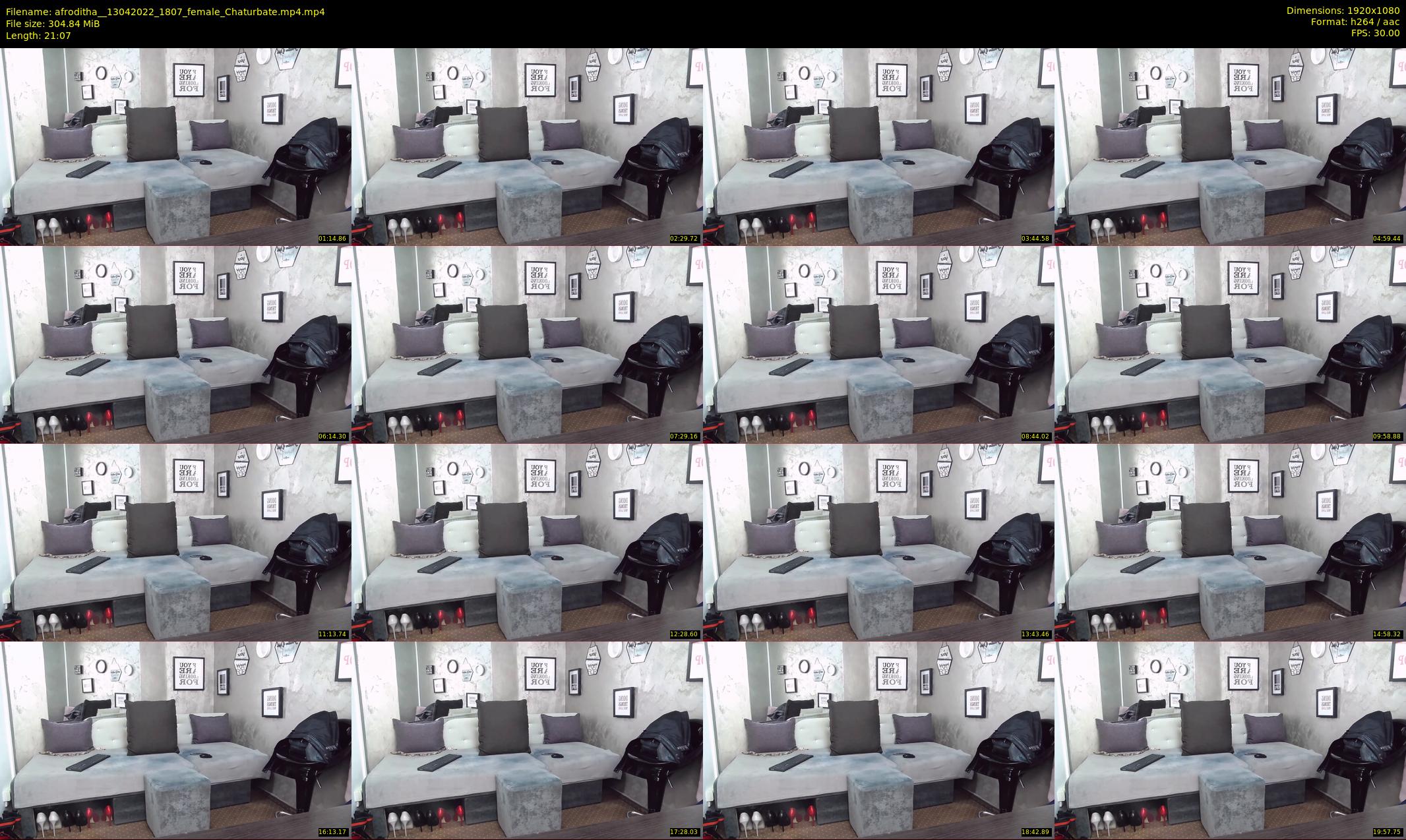 afroditha_ — 22 minute Chaturbate female cam show recording, 1080p, Apr 13, 2022