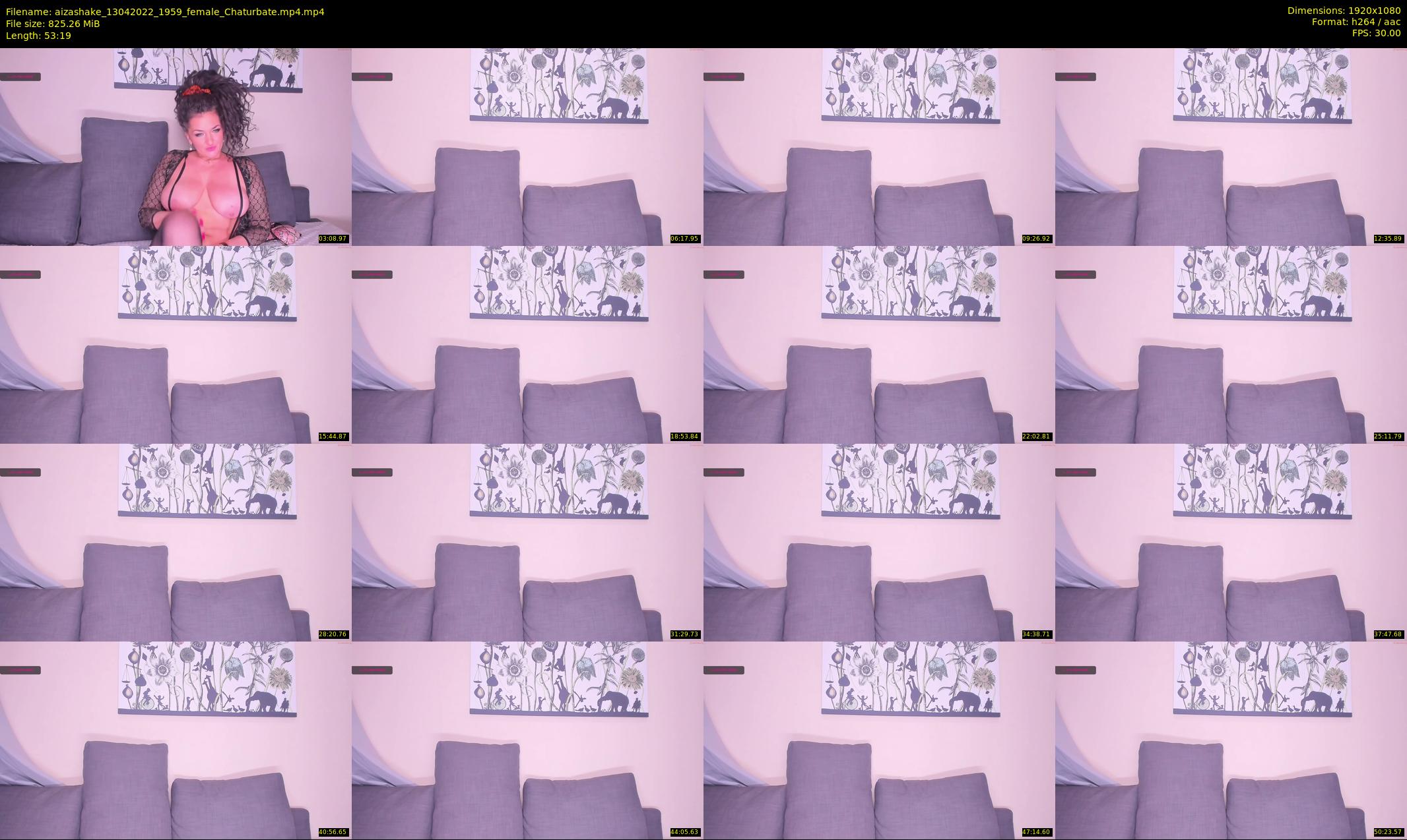 aizashake — 54 minute Chaturbate female cam show recording, 1080p, Apr 13, 2022