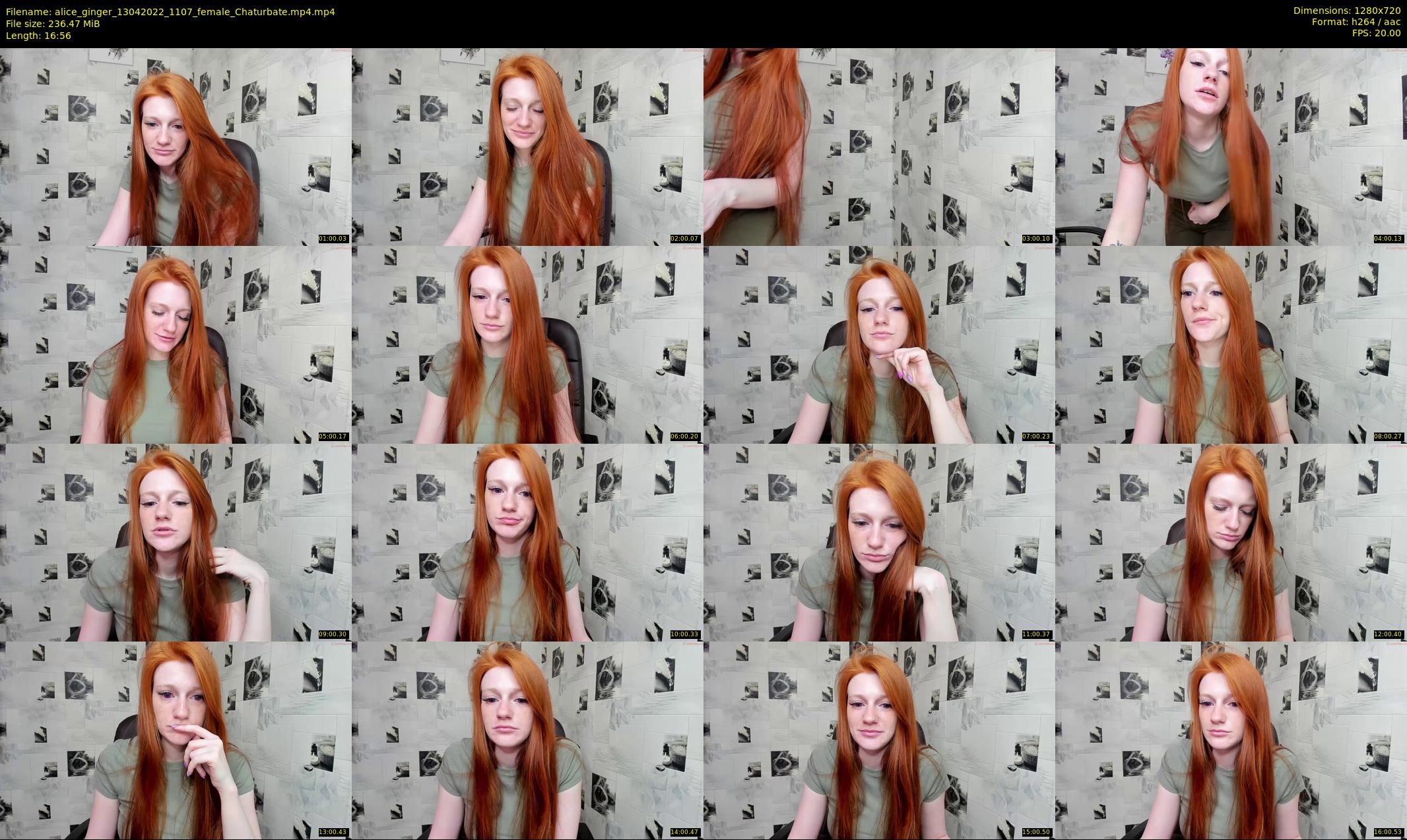alice_ginger — 17 minute Chaturbate female cam show recording, 720p, Apr 13, 2022