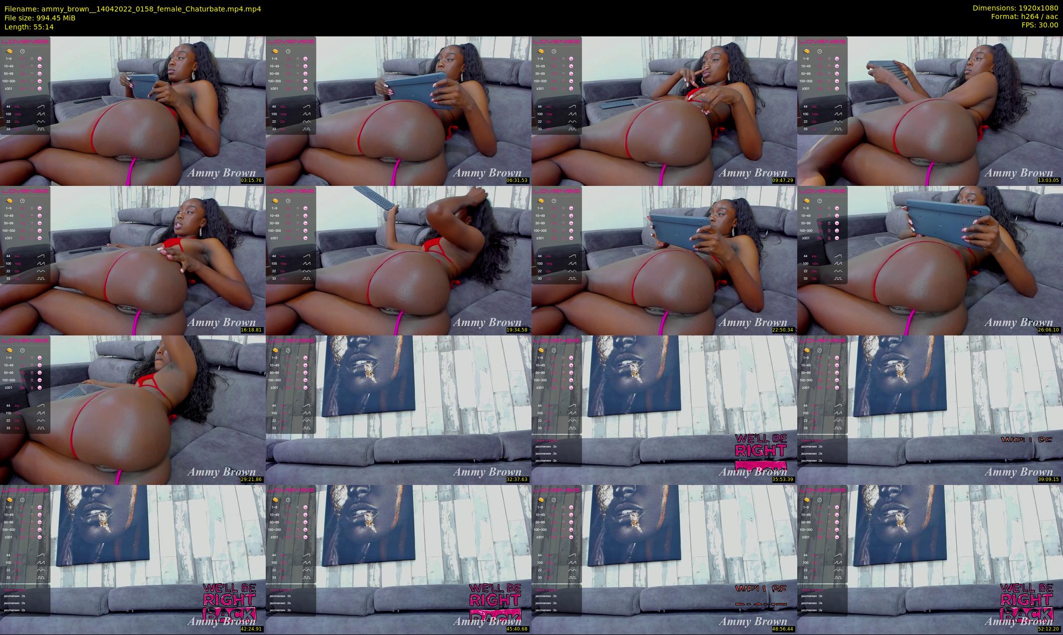 ammy_brown_ — 56 minute Chaturbate female cam show recording, 1080p, Apr 14, 2022