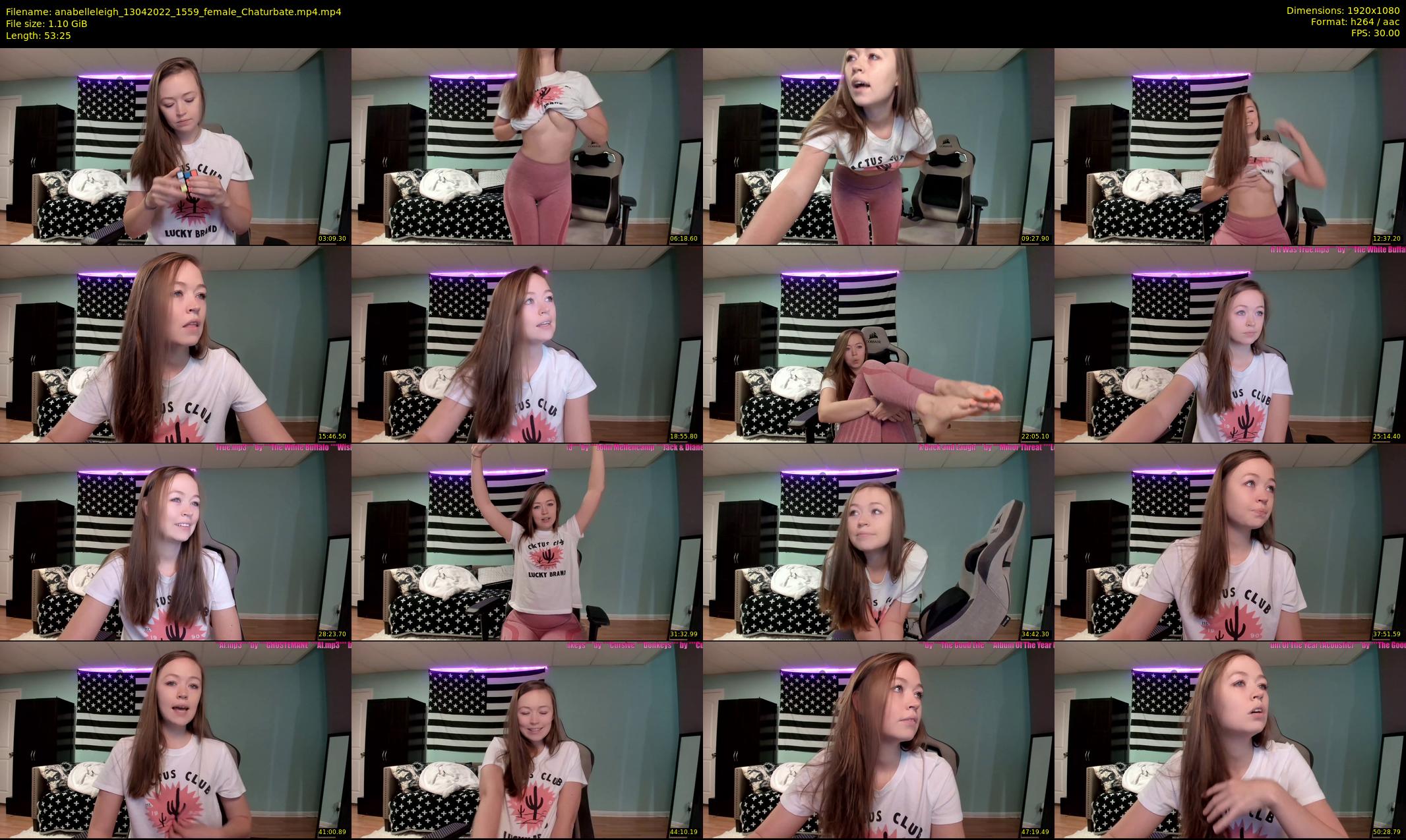 anabelleleigh — 54 minute Chaturbate female cam show recording, 1080p, Apr 13, 2022