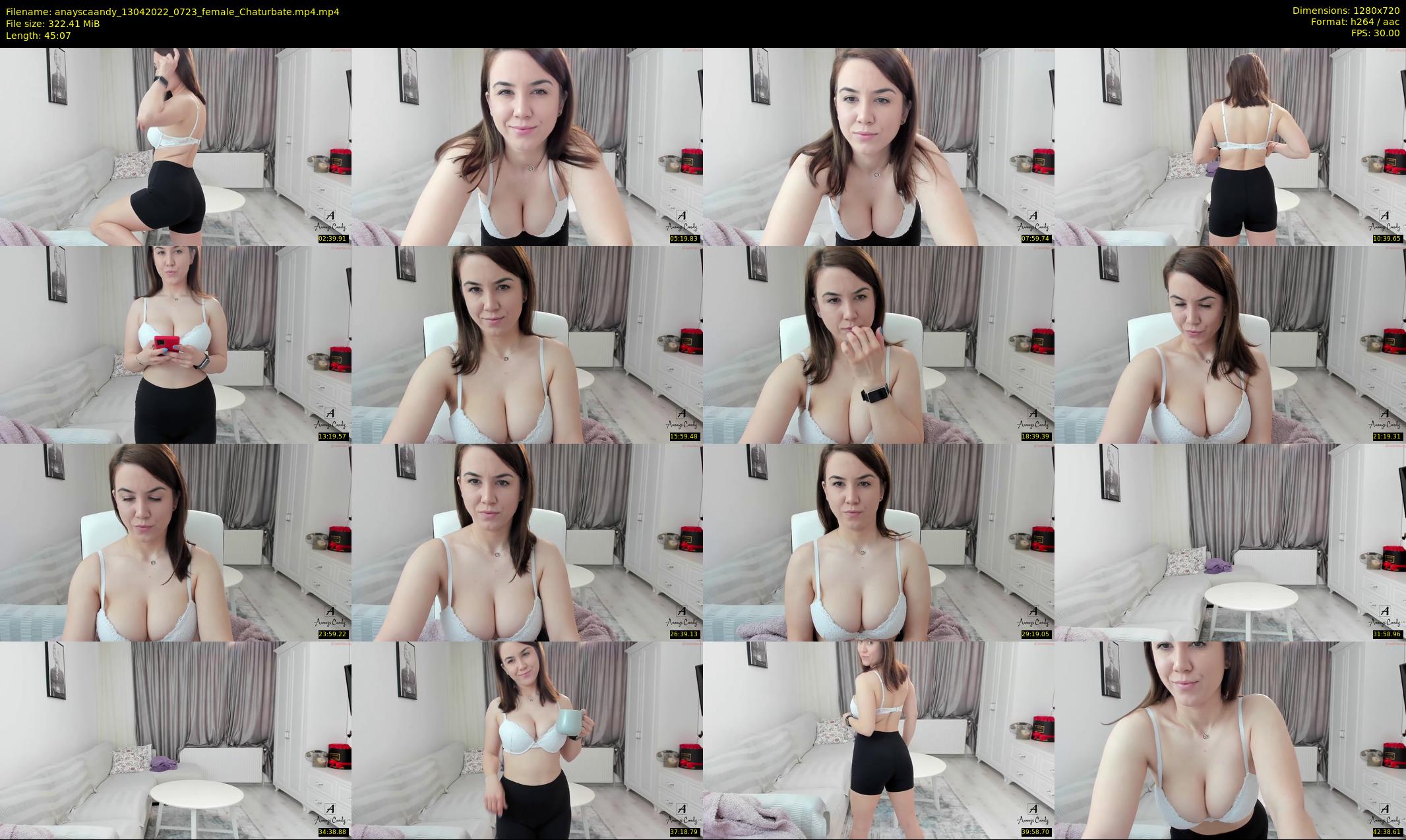 anayscaandy — 46 minute Chaturbate female cam show recording, 720p, Apr 13, 2022
