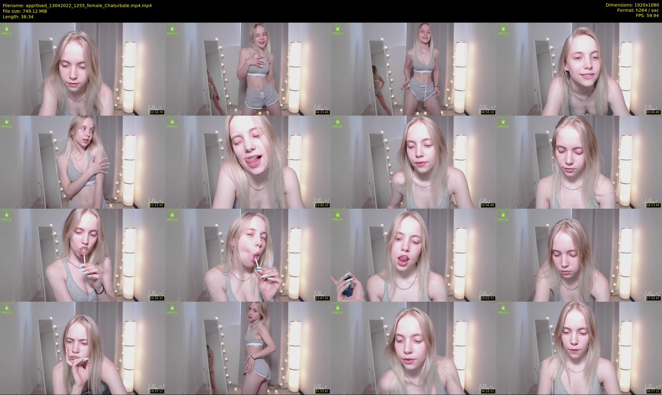appr0ved — 39 minute Chaturbate female cam show recording, 1080p, Apr 13, 2022