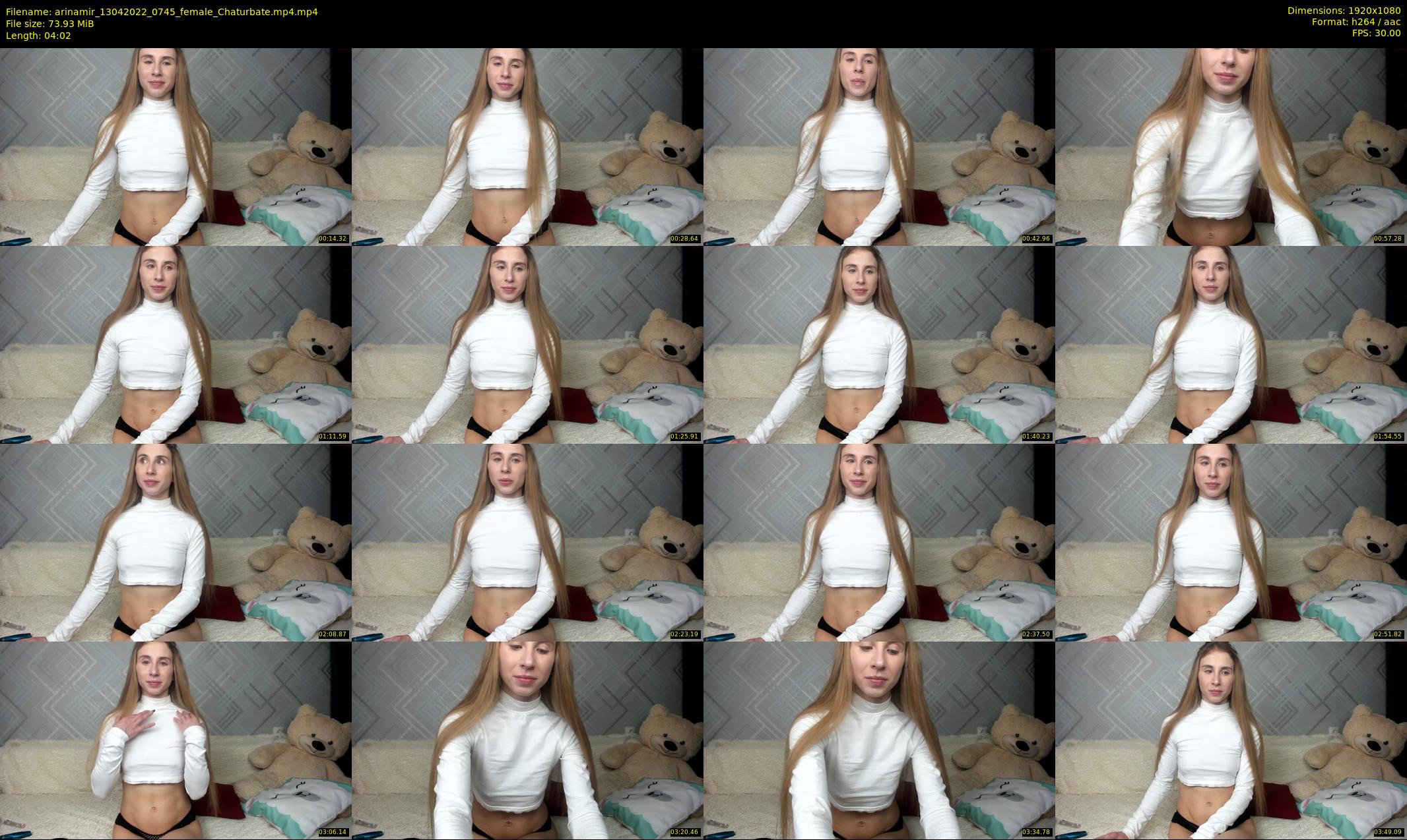 arinamir — 5 minute Chaturbate female cam show recording, 1080p, Apr 13, 2022