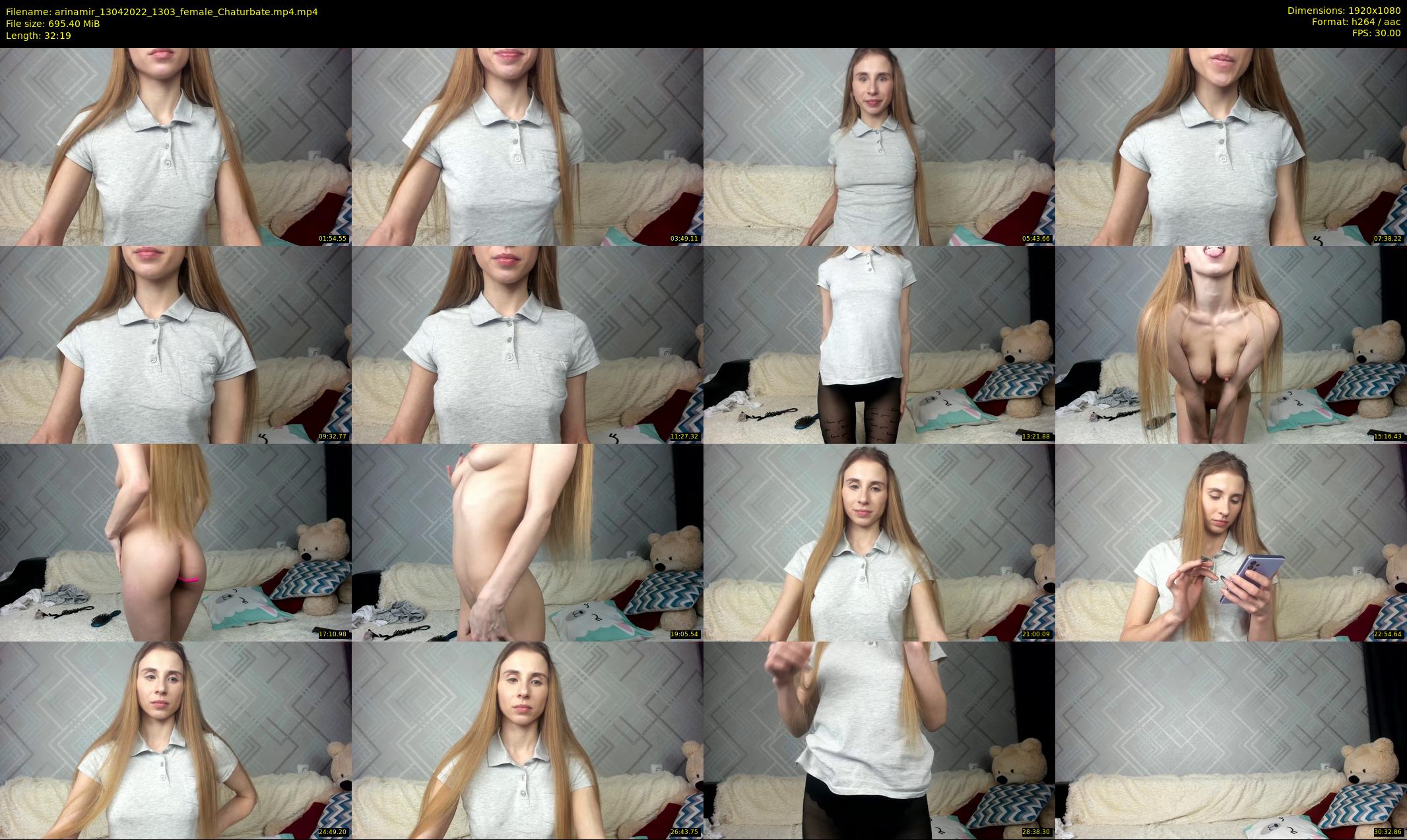 arinamir — 33 minute Chaturbate female cam show recording, 1080p, Apr 13, 2022