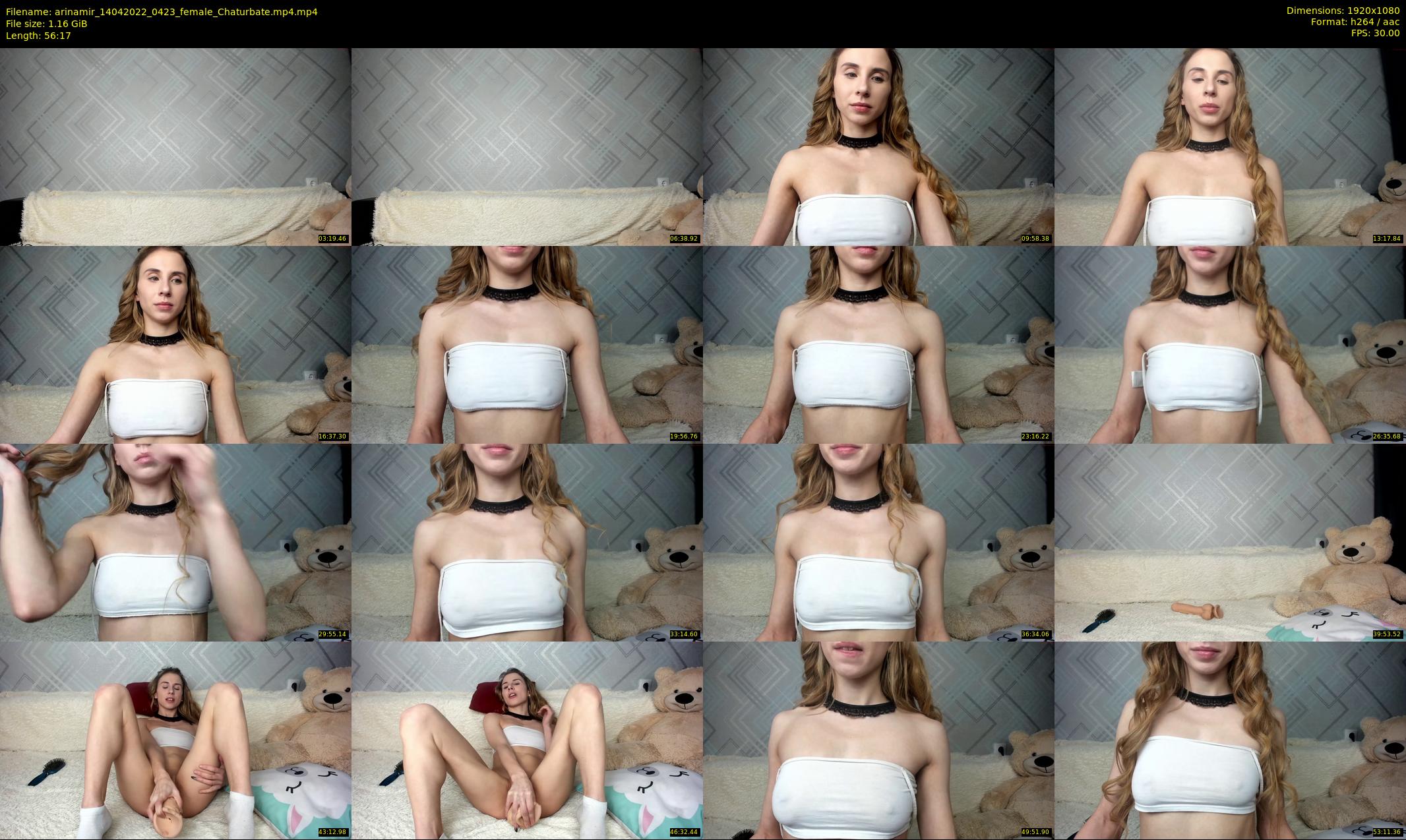 arinamir — 57 minute Chaturbate female cam show recording, 1080p, Apr 14, 2022