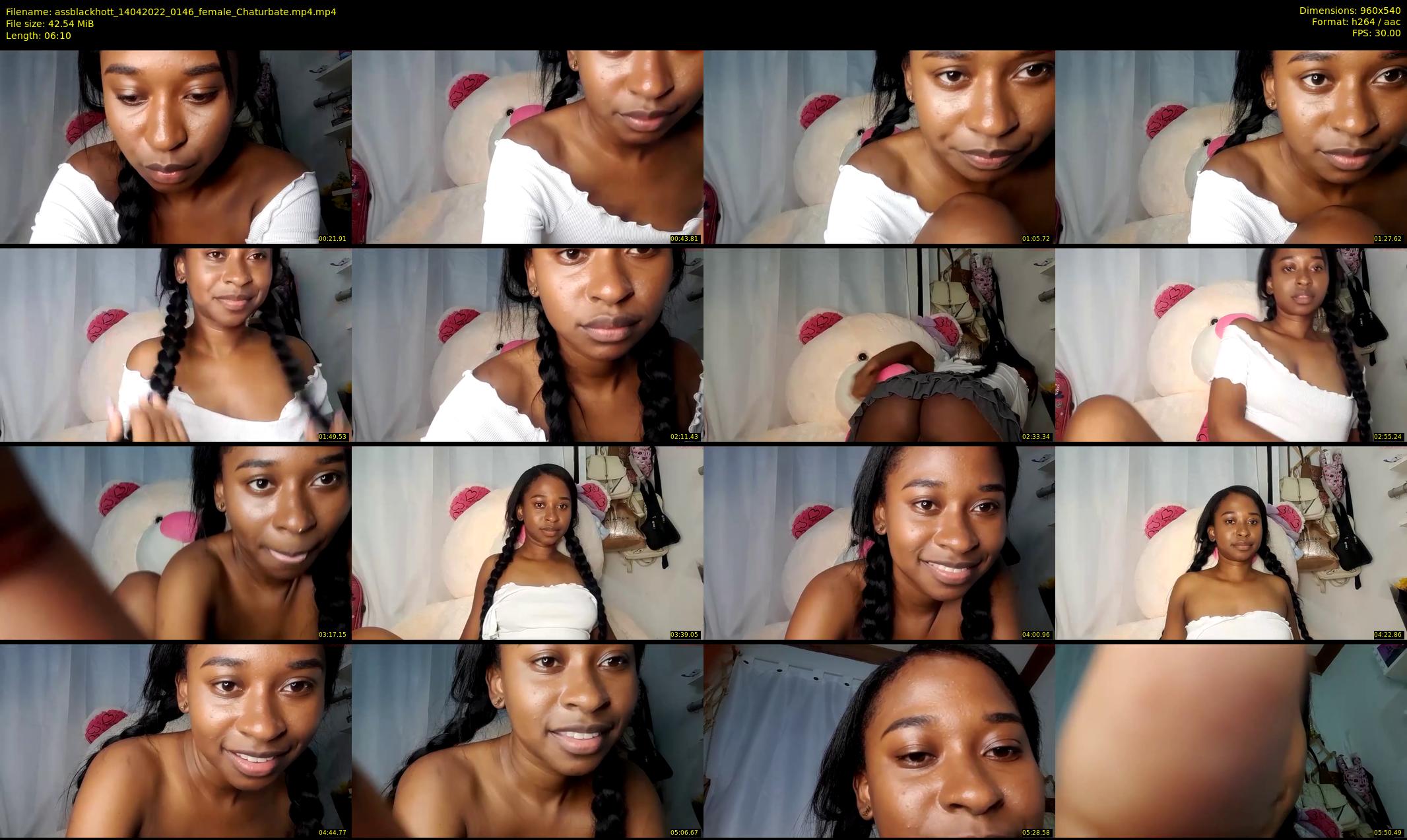 assblackhott — 7 minute Chaturbate female cam show recording, 480p, Apr 14, 2022