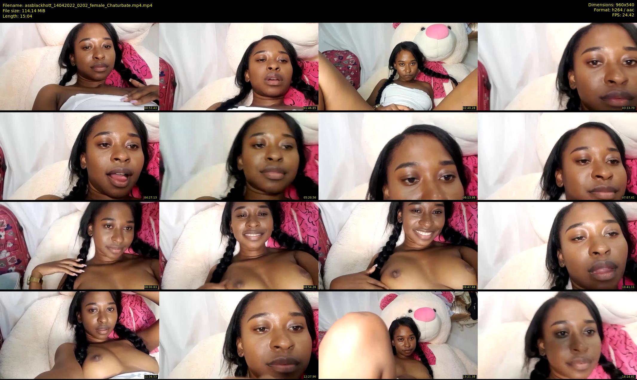 assblackhott — 16 minute Chaturbate female cam show recording, 480p, Apr 14, 2022