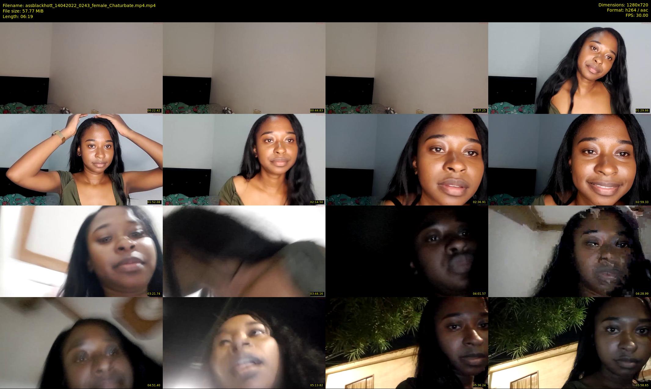 assblackhott — 7 minute Chaturbate female cam show recording, 720p, Apr 14, 2022
