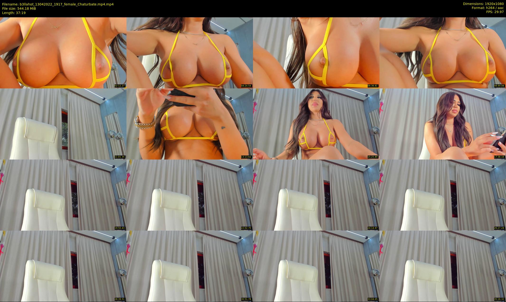 b3llahot — 38 minute Chaturbate female cam show recording, 1080p, Apr 13, 2022