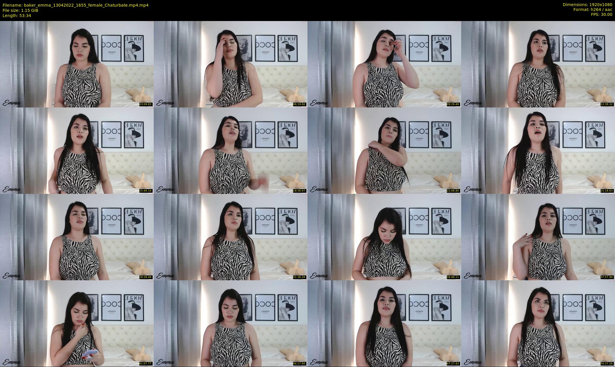 baker_emma — 54 minute Chaturbate female cam show recording, 1080p, Apr 13, 2022