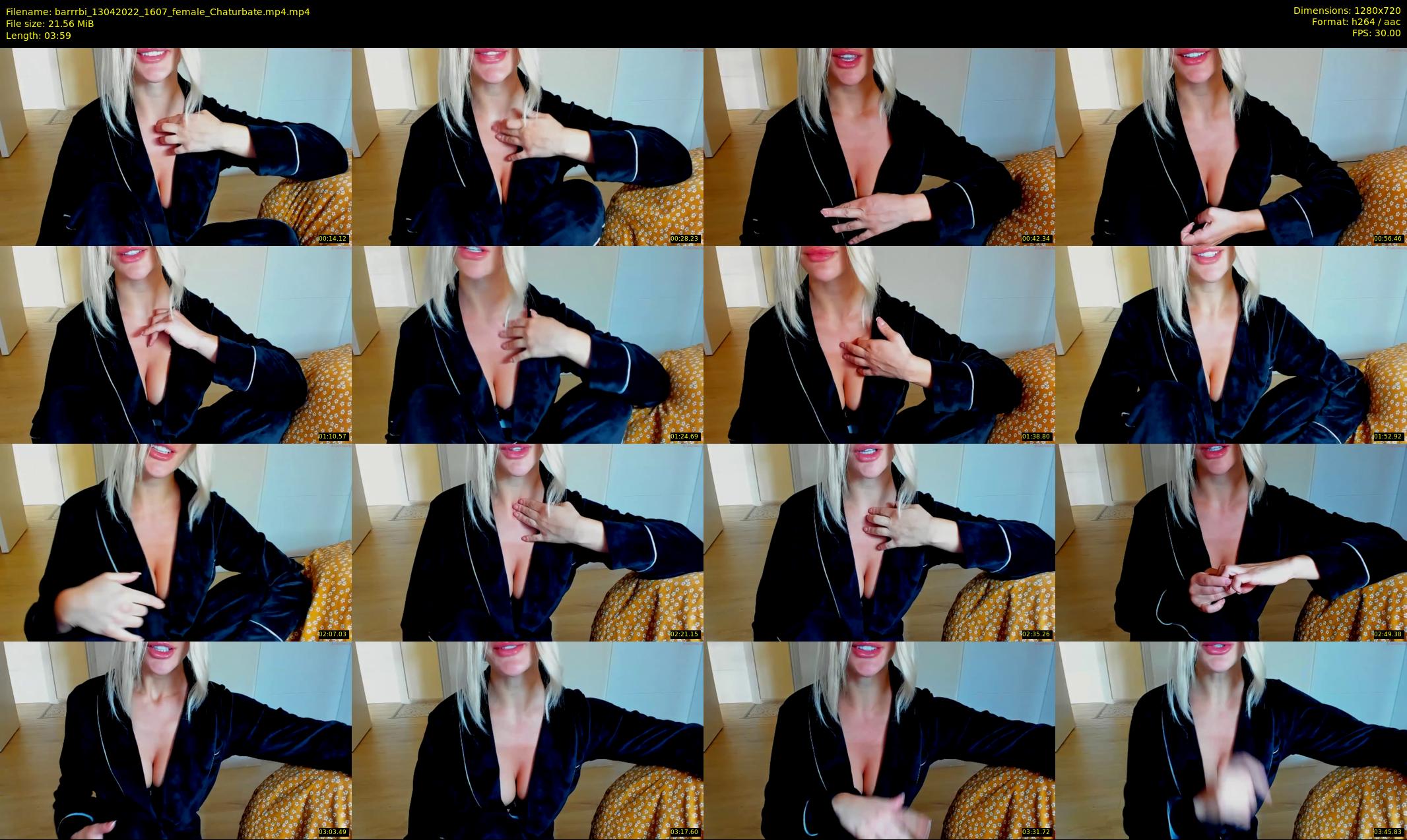 barrrbi — 4 minute Chaturbate female cam show recording, 720p, Apr 13, 2022