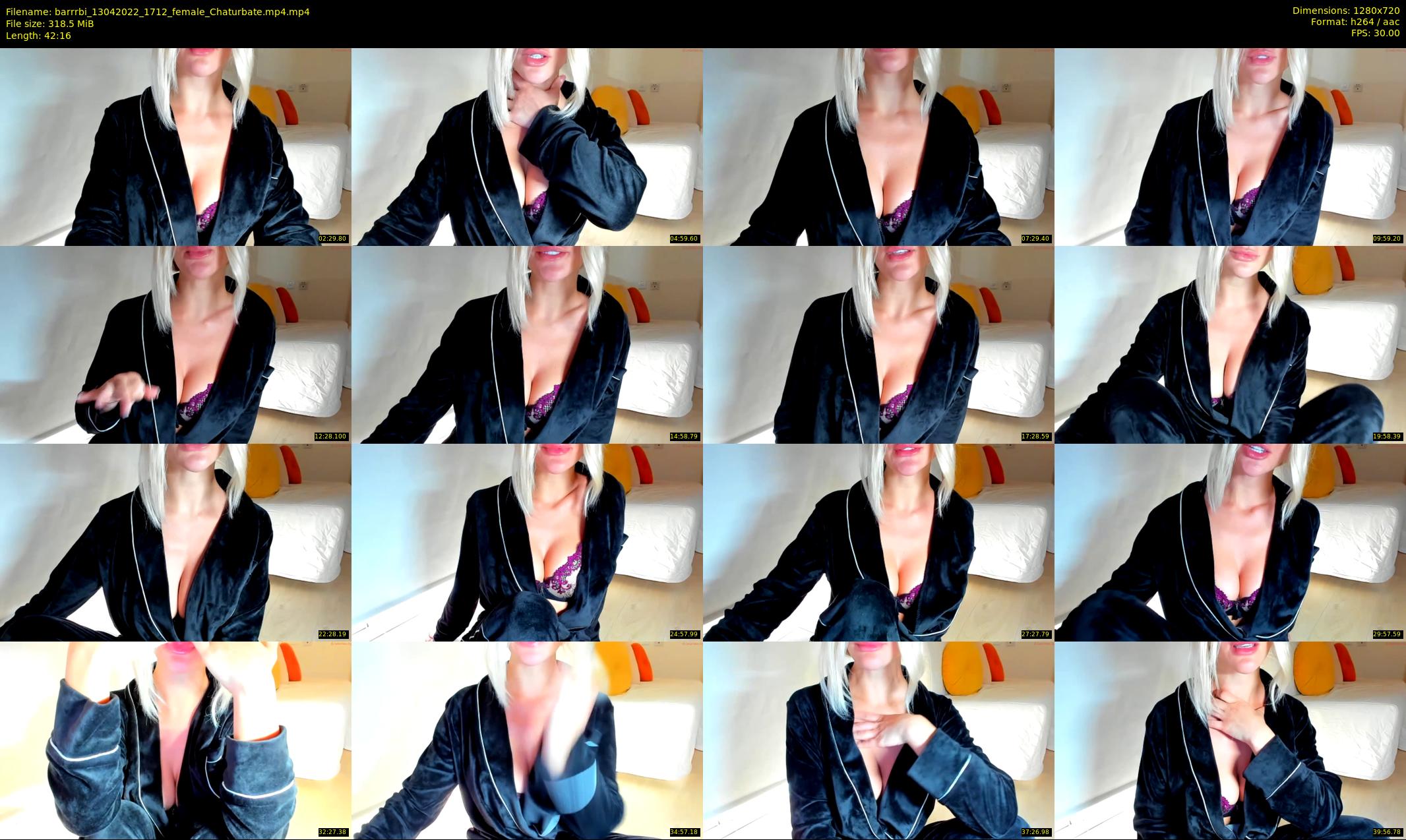 barrrbi — 43 minute Chaturbate female cam show recording, 720p, Apr 13, 2022