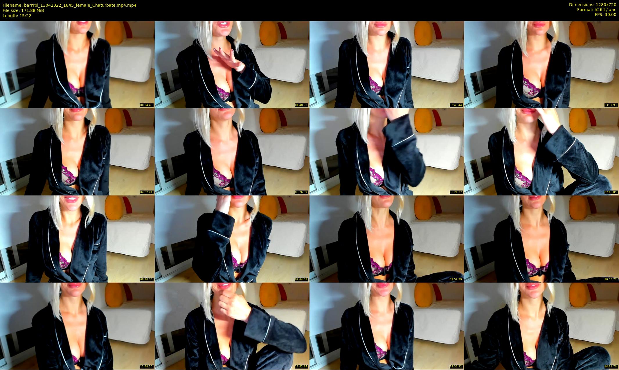 barrrbi — 16 minute Chaturbate female cam show recording, 720p, Apr 13, 2022