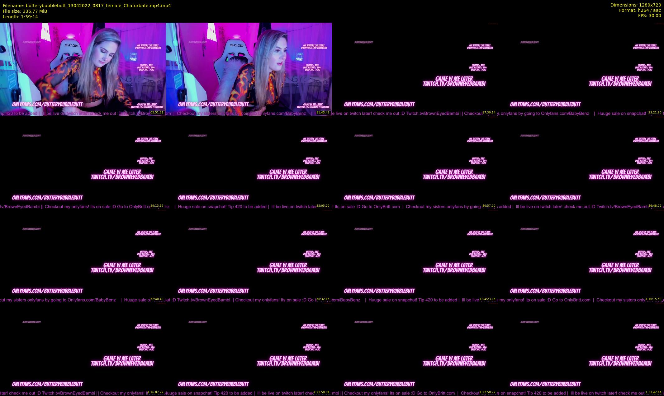 butterybubblebutt — 100 minute Chaturbate couple cam show recording, 720p, Apr 13, 2022