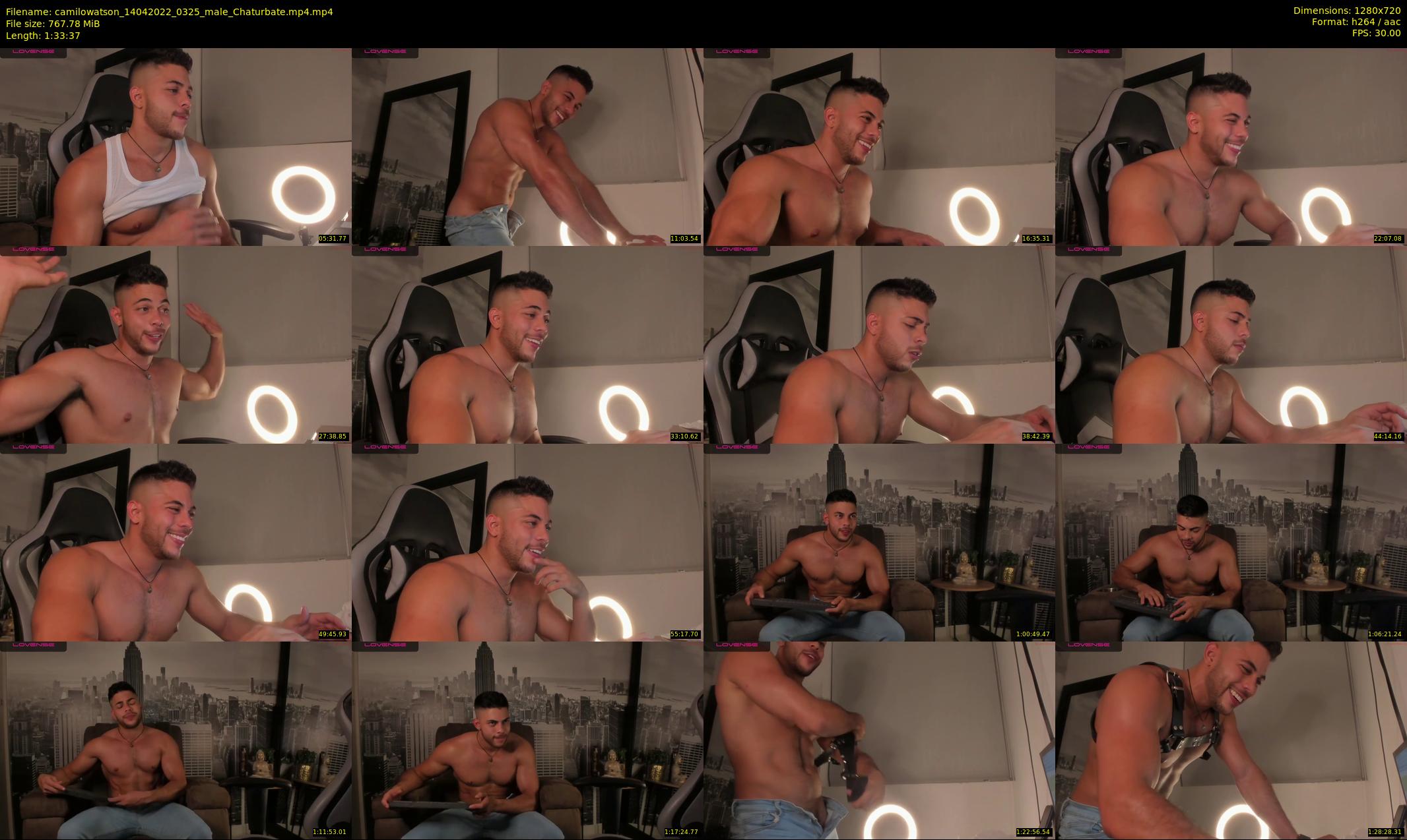 camilowatson — 94 minute Chaturbate male cam show recording, 720p, Apr 14, 2022