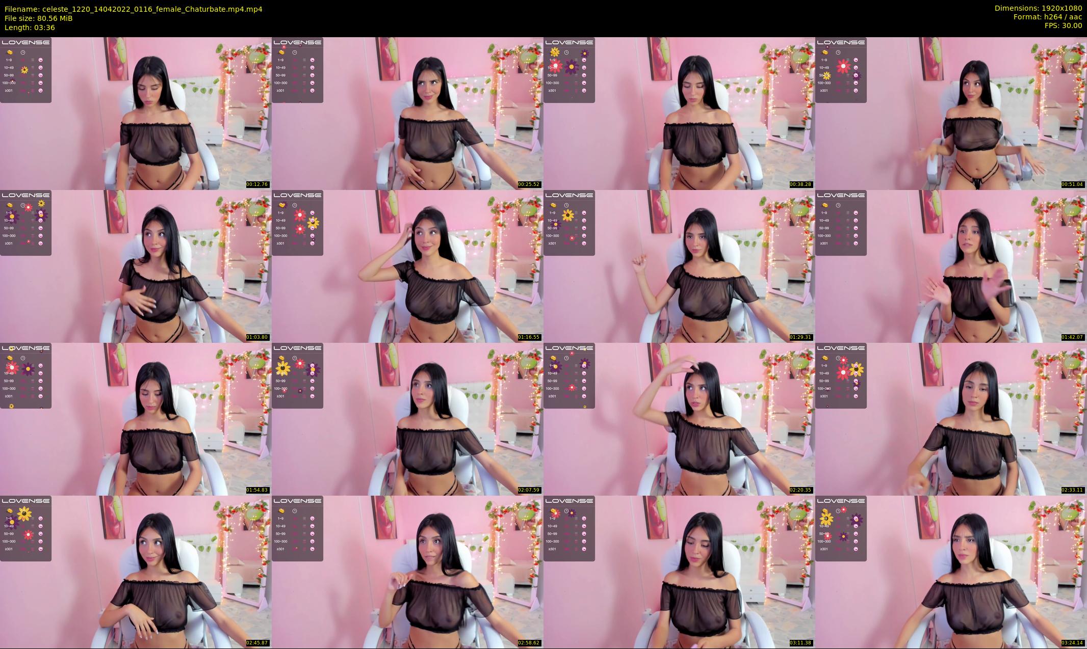 celeste_1220 — 4 minute Chaturbate female cam show recording, 1080p, Apr 14, 2022