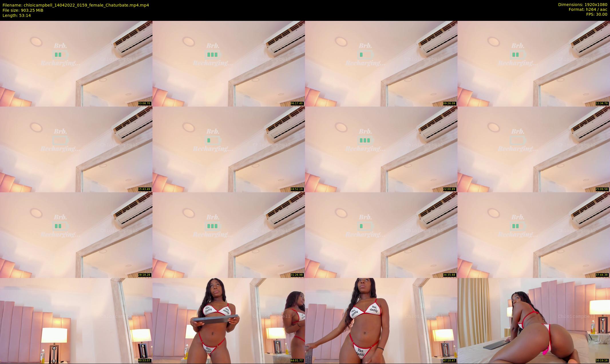 chloicampbell — 54 minute Chaturbate female cam show recording, 1080p, Apr 14, 2022