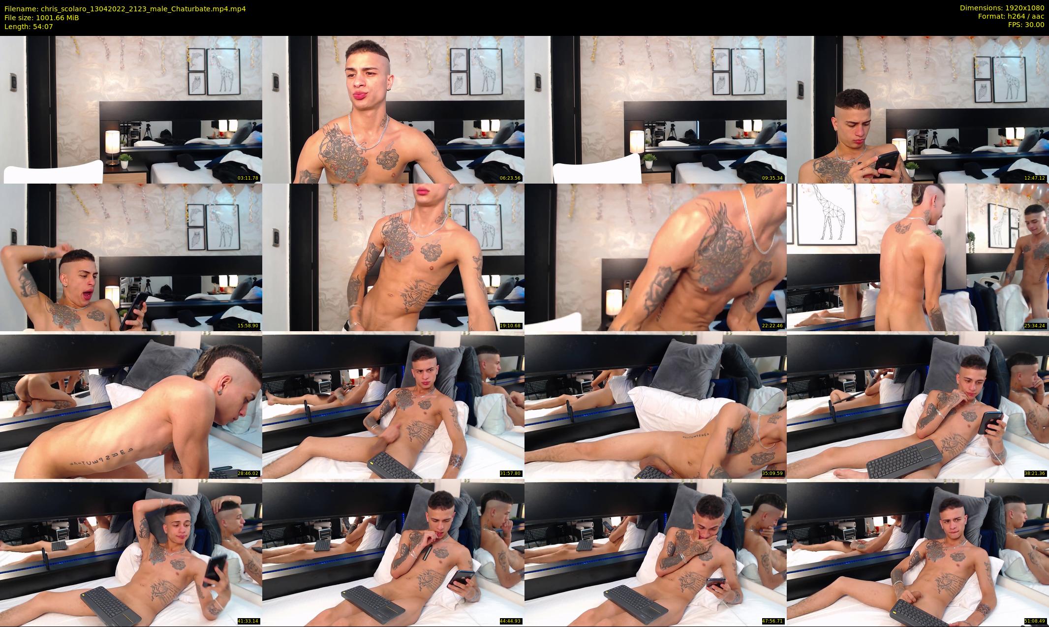 chris_scolaro — 55 minute Chaturbate male cam show recording, 1080p, Apr 13, 2022