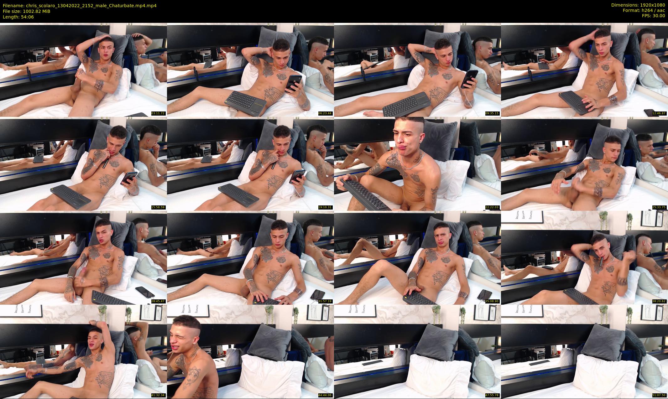 chris_scolaro — 55 minute Chaturbate male cam show recording, 1080p, Apr 13, 2022