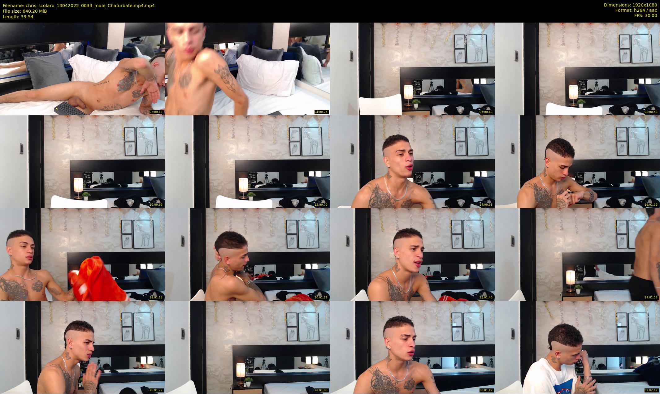 chris_scolaro — 34 minute Chaturbate male cam show recording, 1080p, Apr 14, 2022
