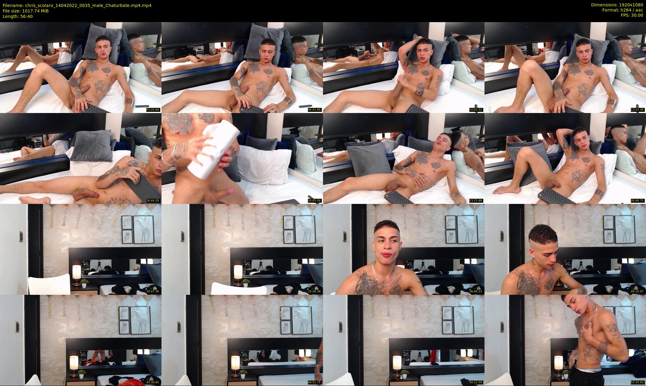 chris_scolaro — 57 minute Chaturbate male cam show recording, 1080p, Apr 14, 2022