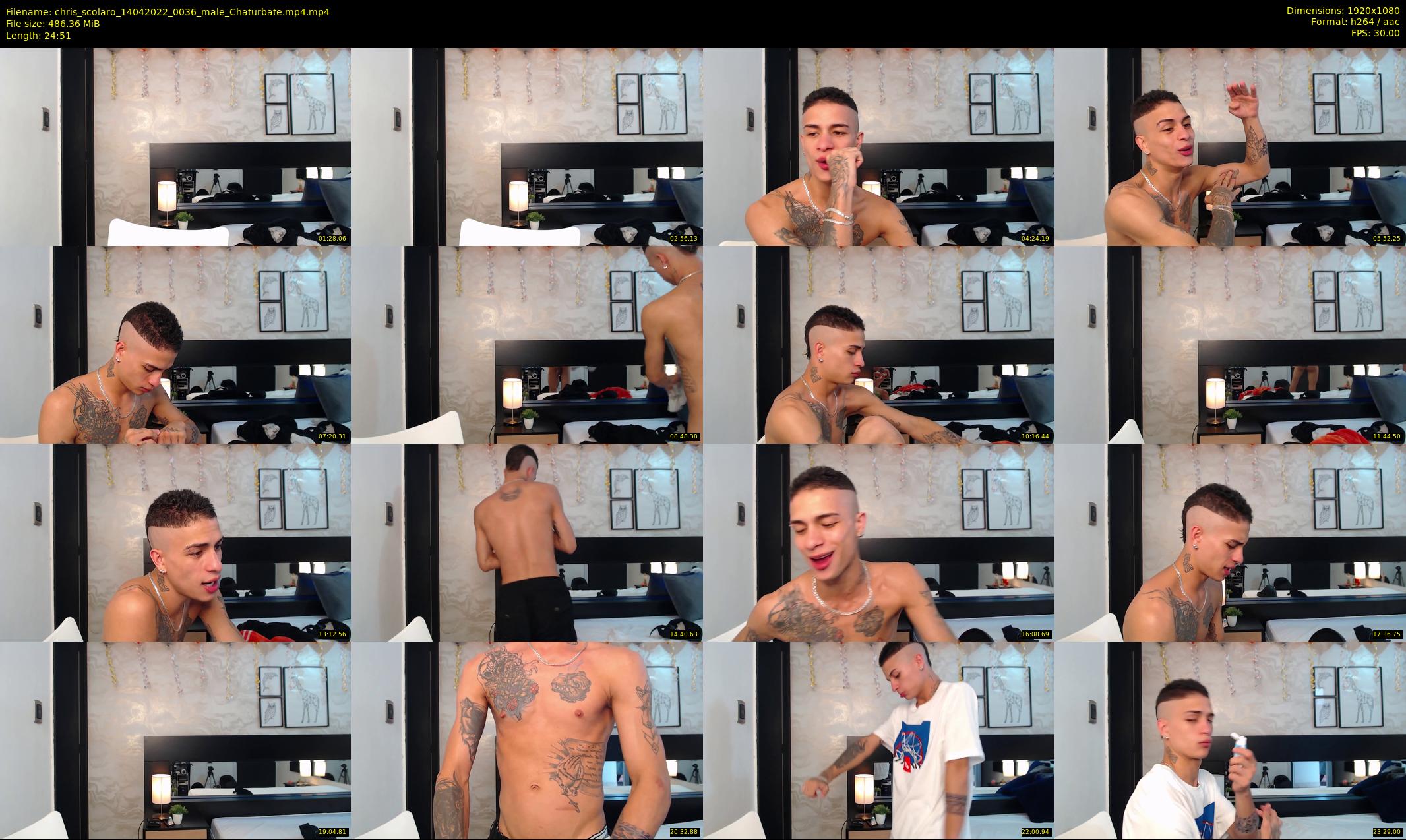 chris_scolaro — 25 minute Chaturbate male cam show recording, 1080p, Apr 14, 2022