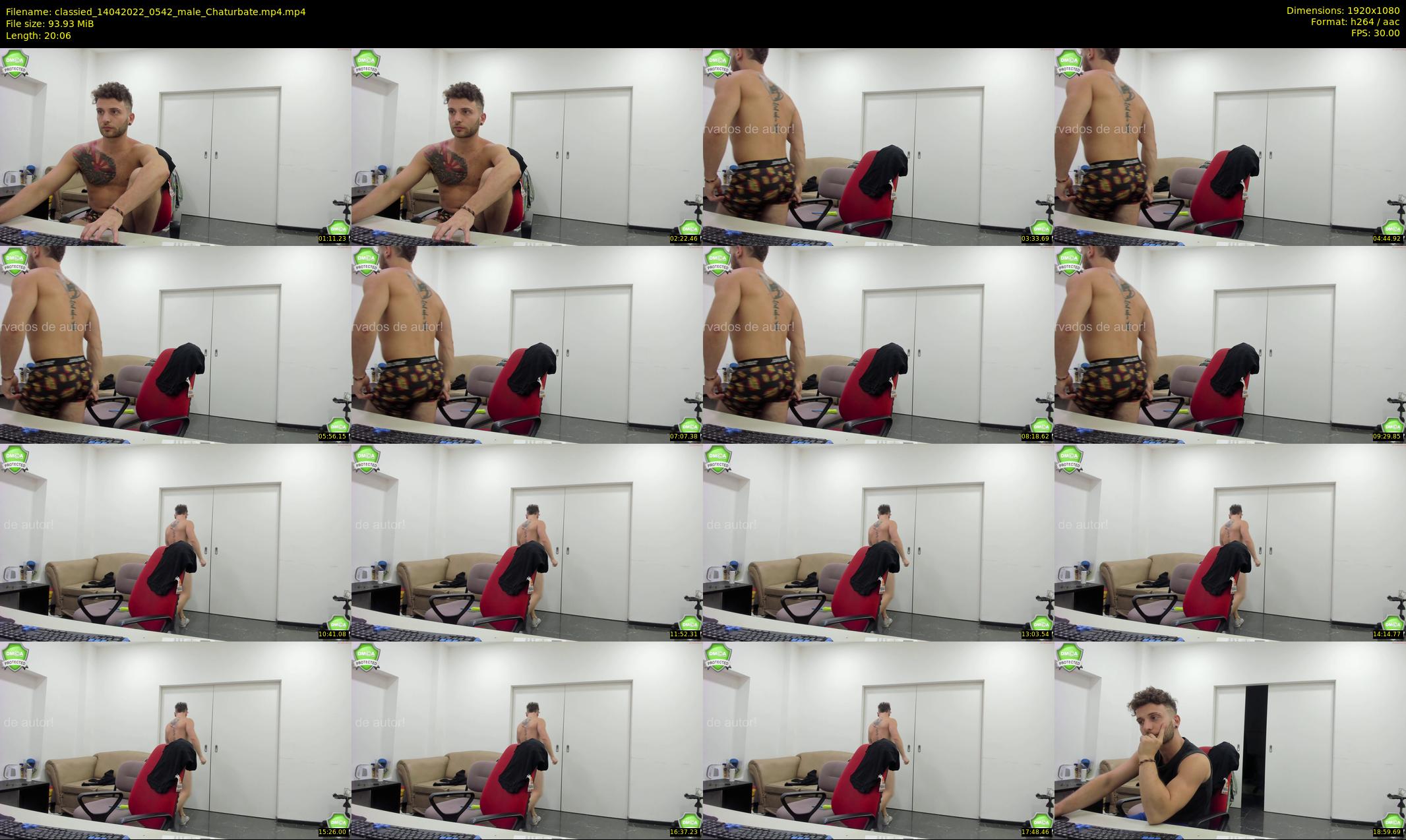 classied — 21 minute Chaturbate male cam show recording, 1080p, Apr 14, 2022