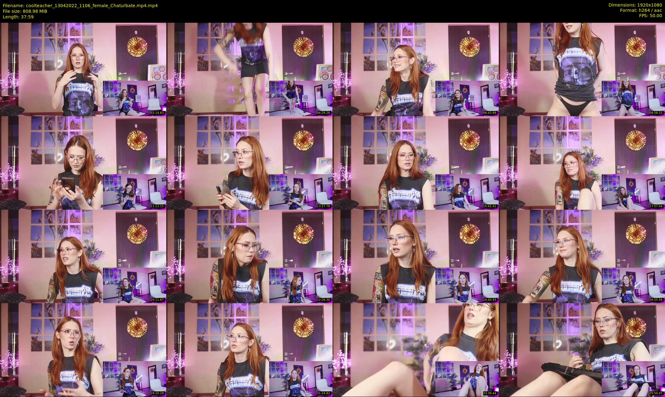 coolteacher — 38 minute Chaturbate female cam show recording, 1080p, Apr 13, 2022