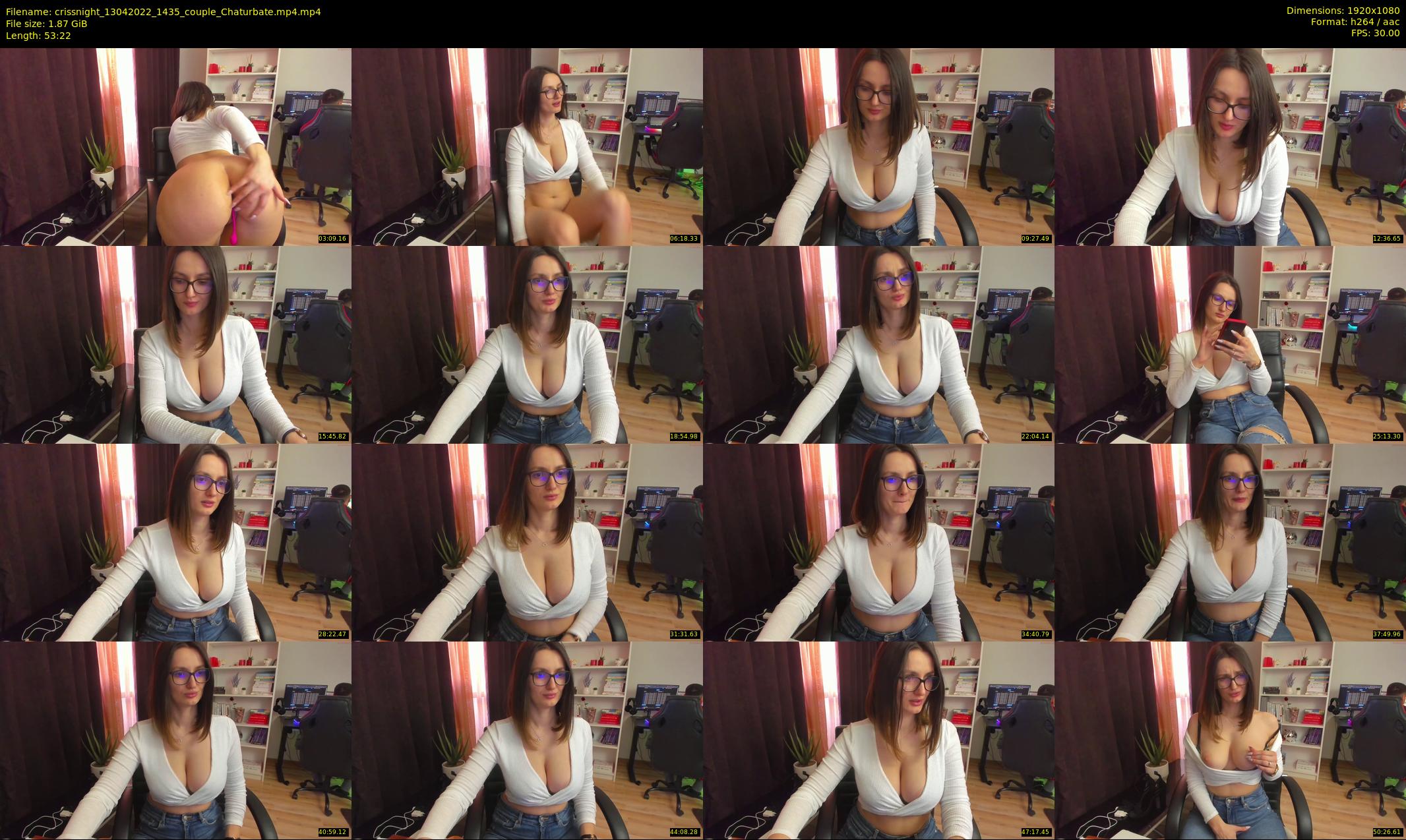 crissnight — 54 minute Chaturbate female cam show recording, 1080p, Apr 13, 2022