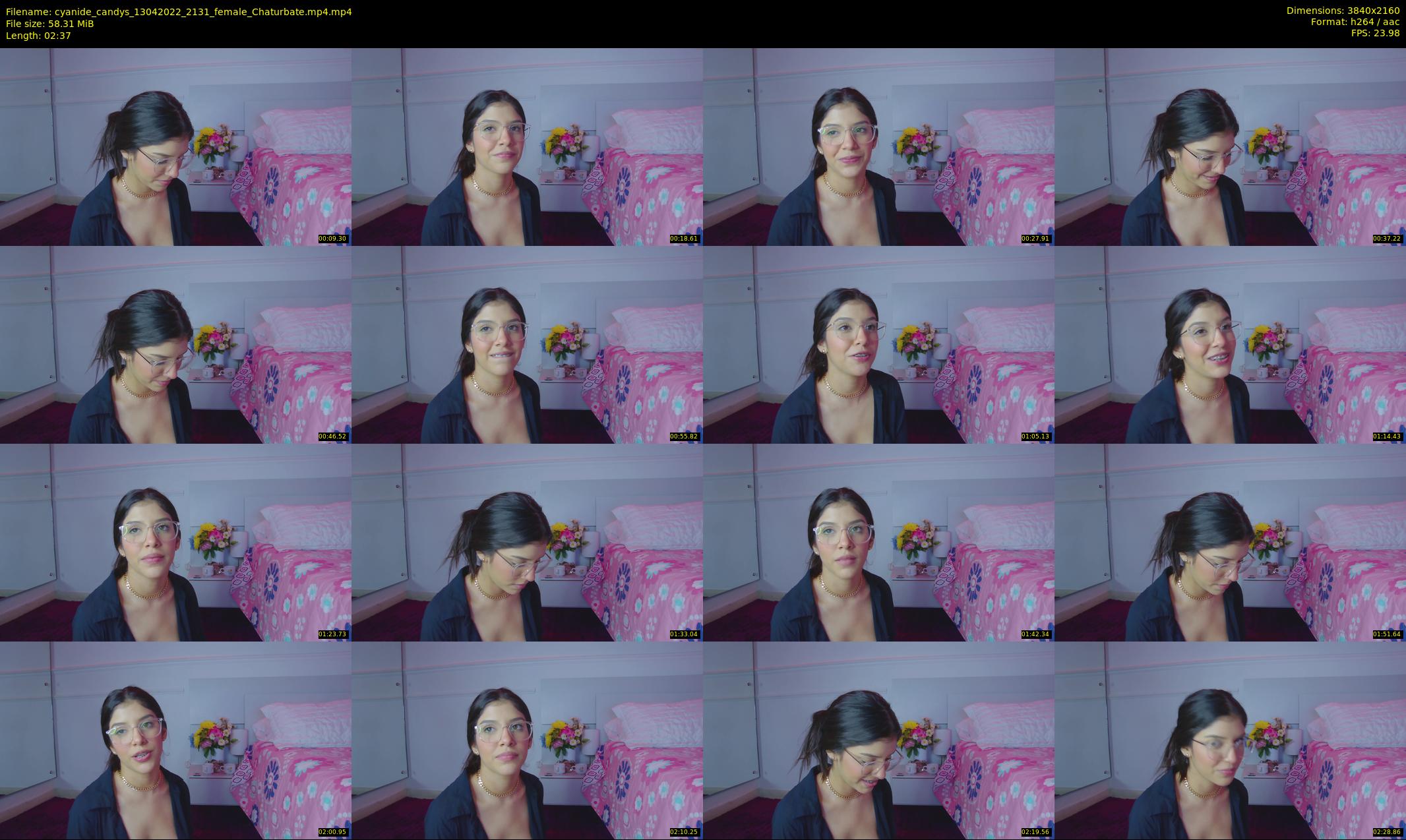 cyanide_candys — 3 minute Chaturbate female cam show recording, 4K, Apr 13, 2022