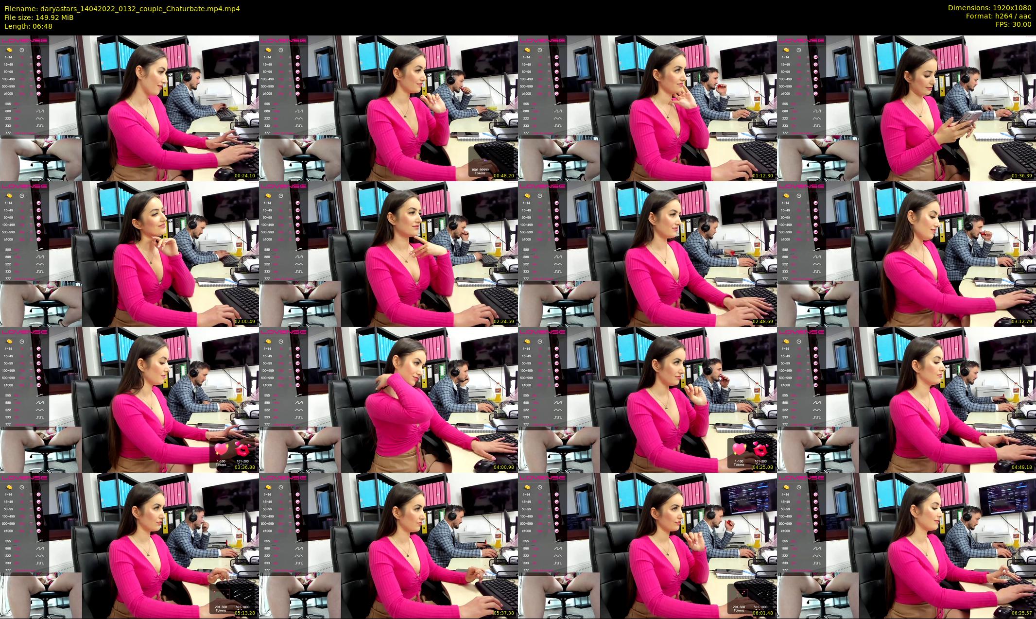 daryastars — 7 minute Chaturbate couple cam show recording, 1080p, Apr 14, 2022