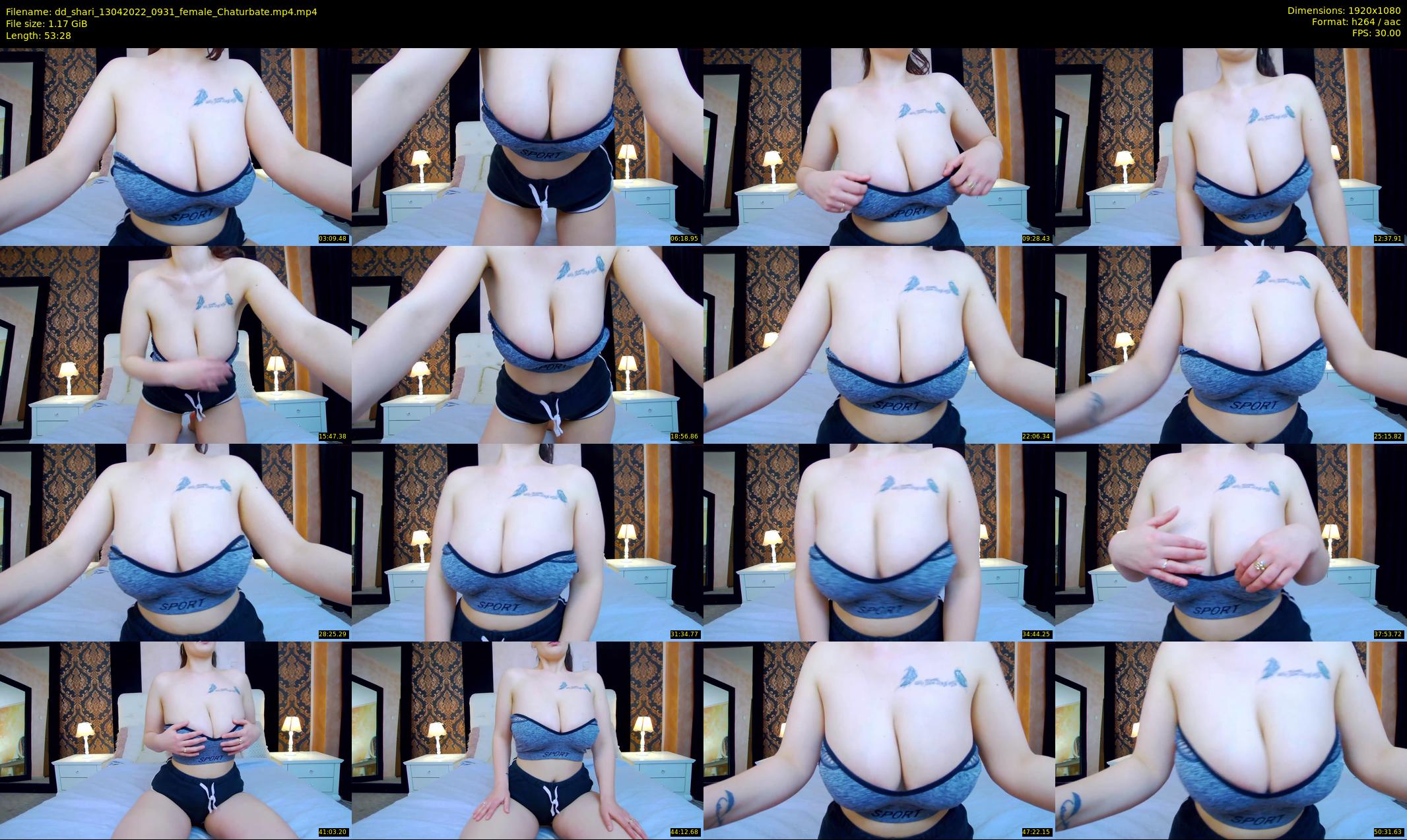 dd_shari — 54 minute Chaturbate female cam show recording, 1080p, Apr 13, 2022