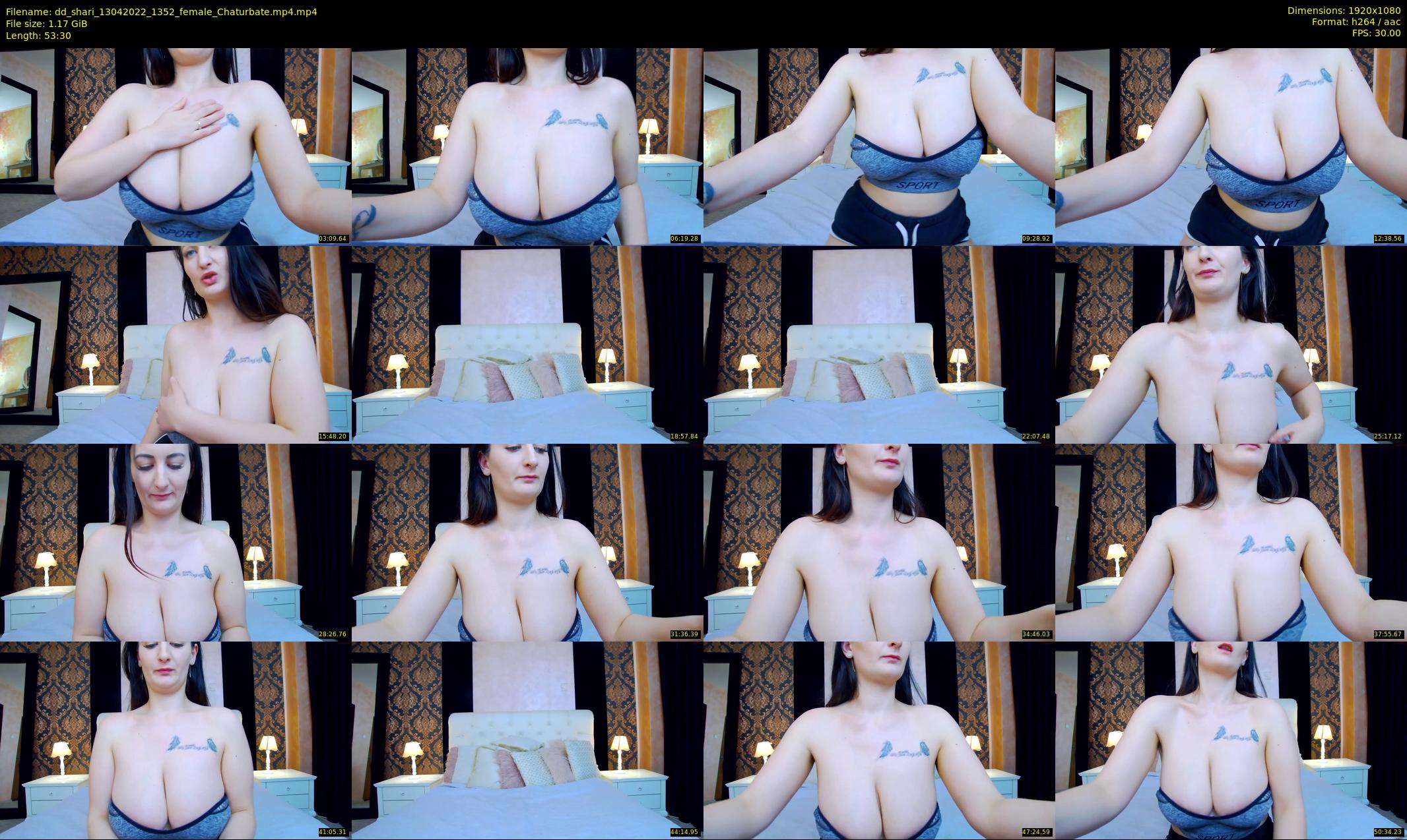 dd_shari — 54 minute Chaturbate female cam show recording, 1080p, Apr 13, 2022