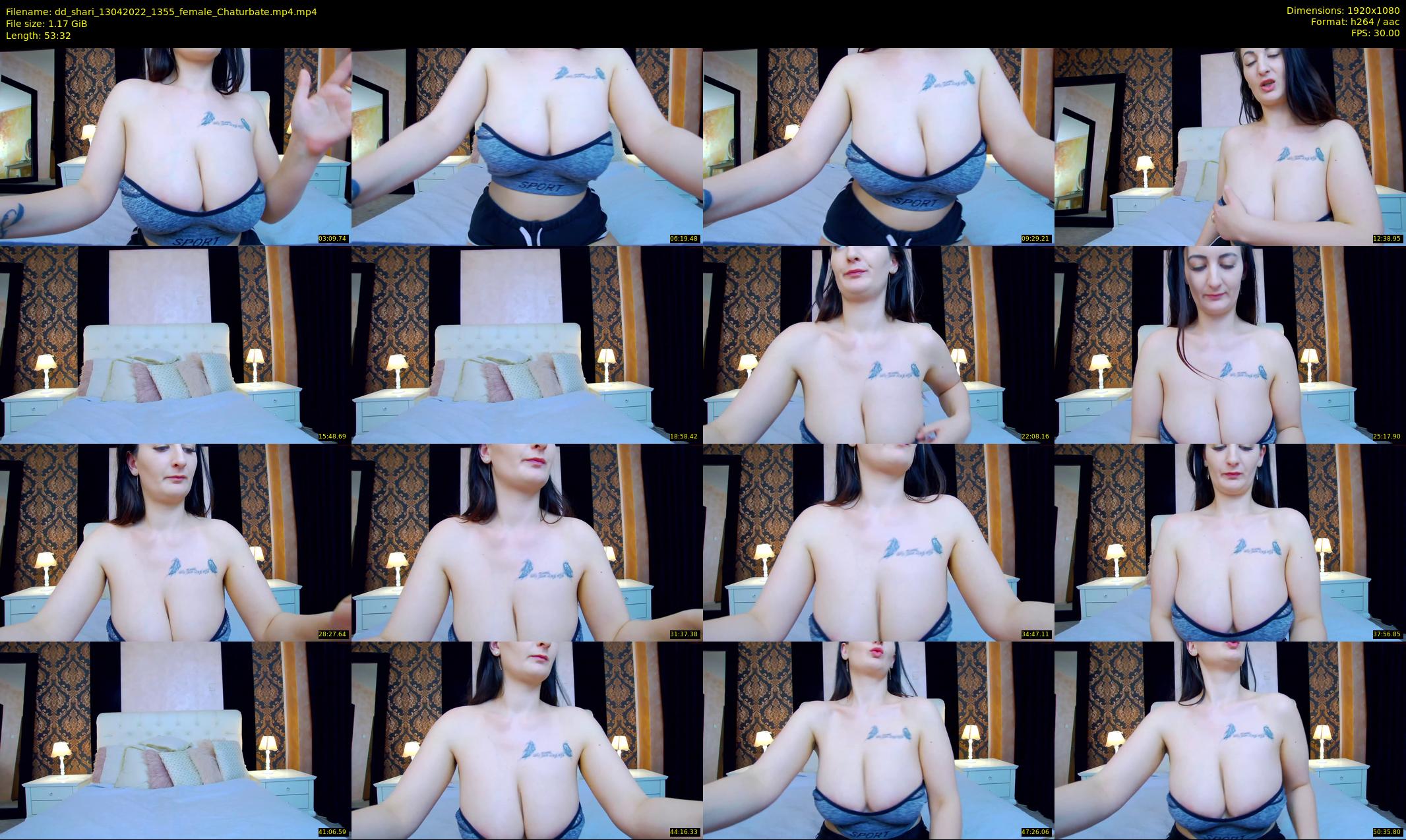 dd_shari — 54 minute Chaturbate female cam show recording, 1080p, Apr 13, 2022