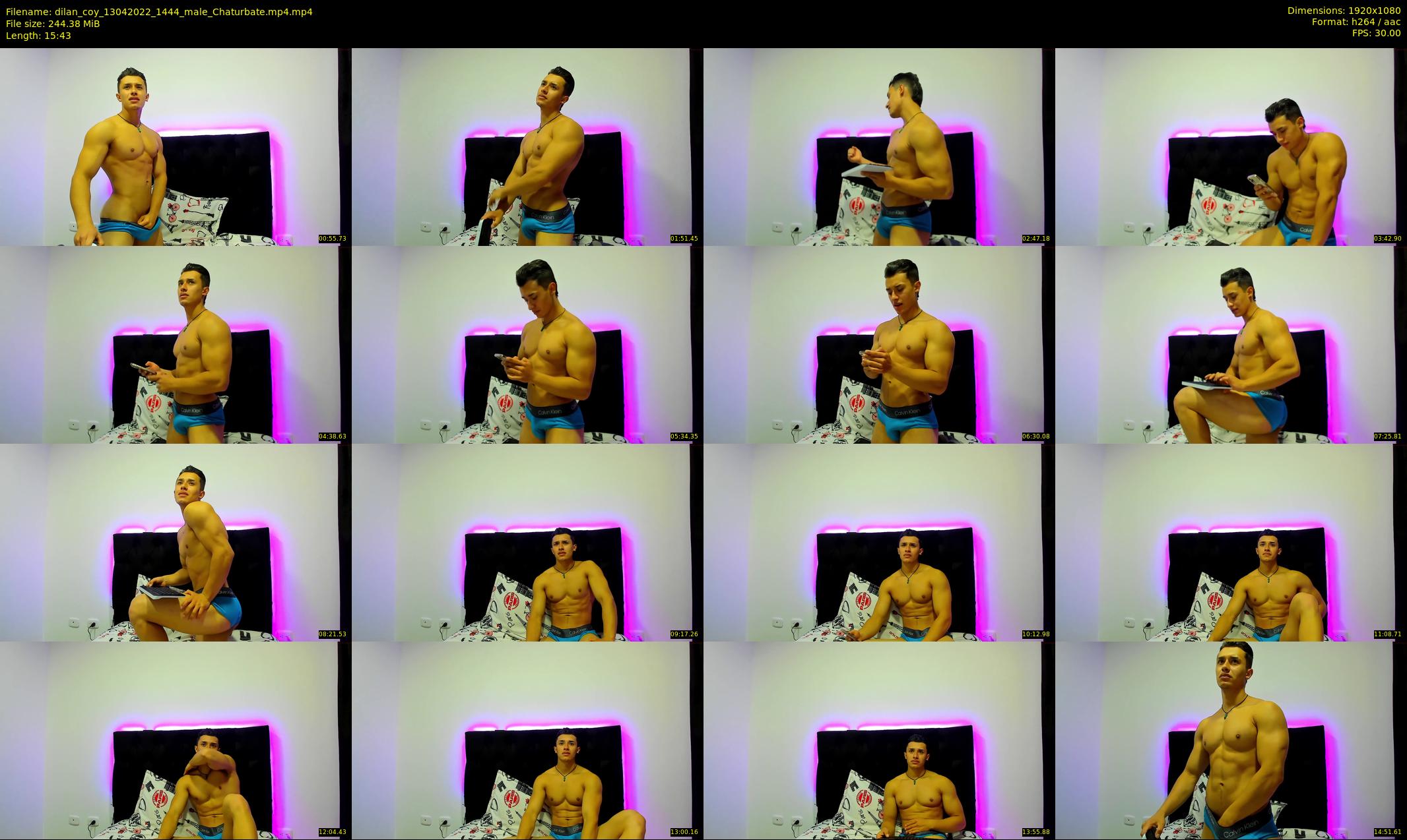 dilan_coy — 16 minute Chaturbate male cam show recording, 1080p, Apr 13, 2022