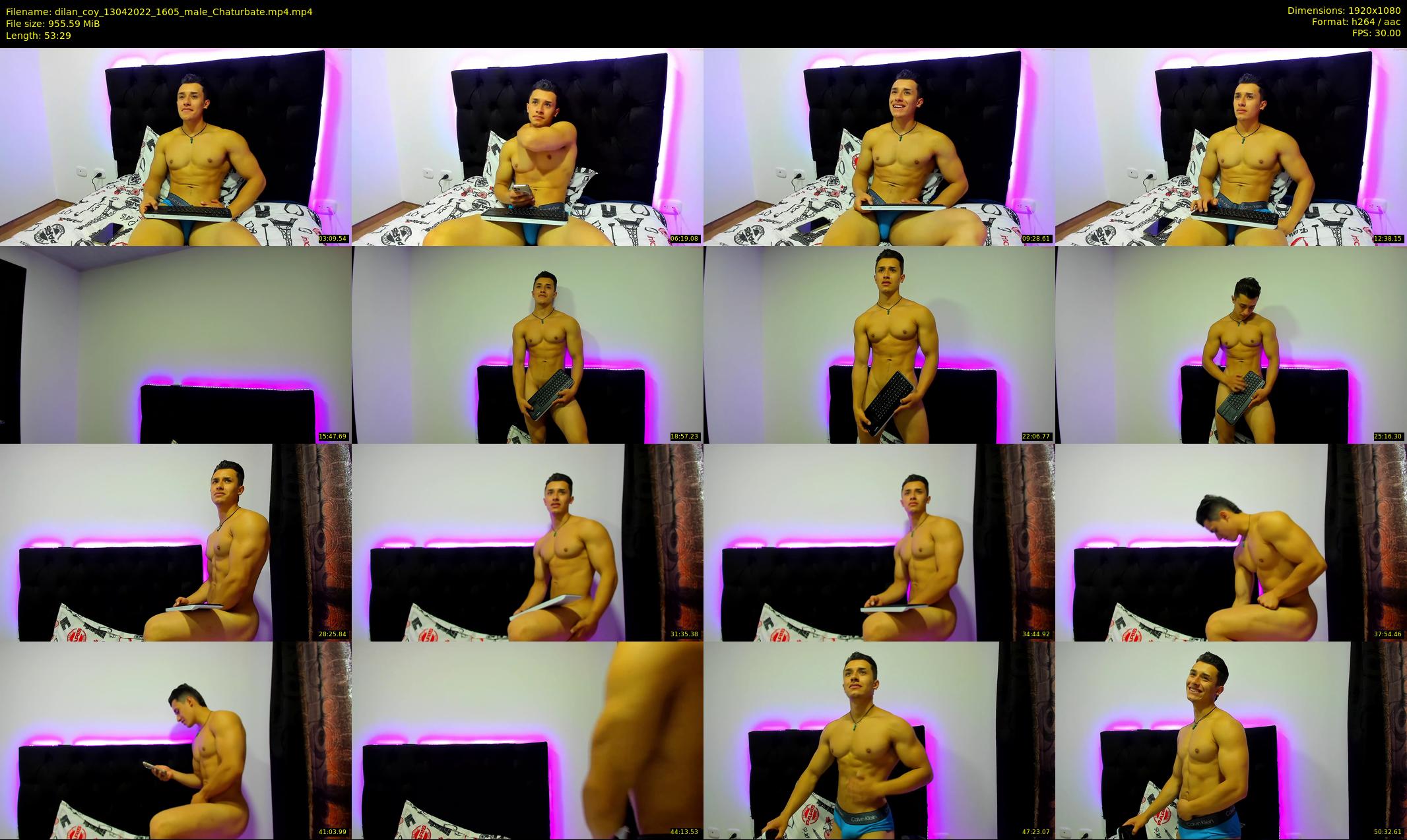dilan_coy — 54 minute Chaturbate male cam show recording, 1080p, Apr 13, 2022