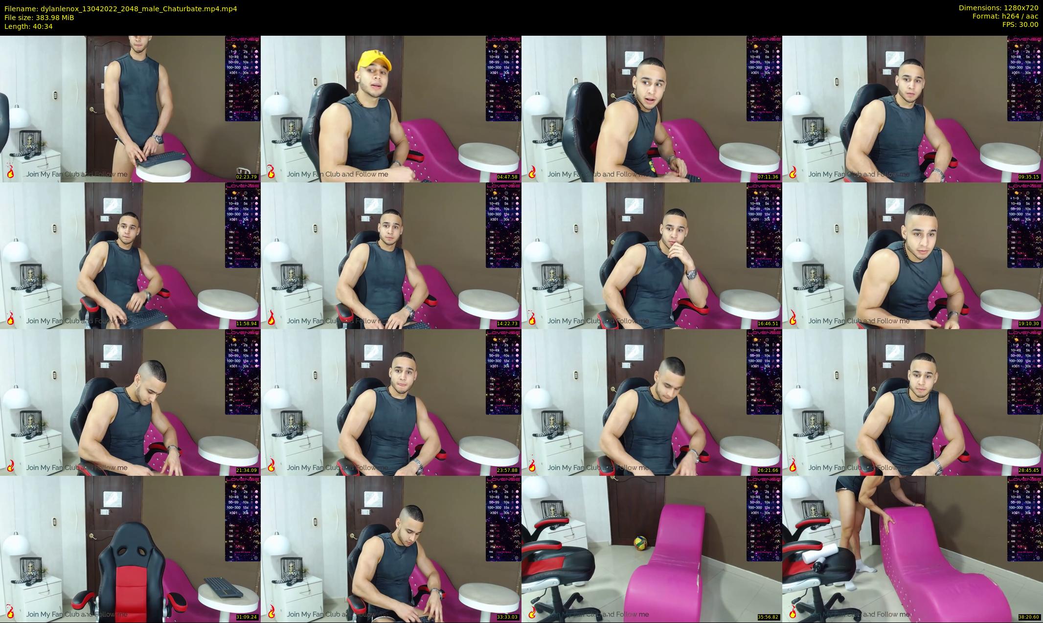 dylanlenox — 41 minute Chaturbate male cam show recording, 720p, Apr 13, 2022