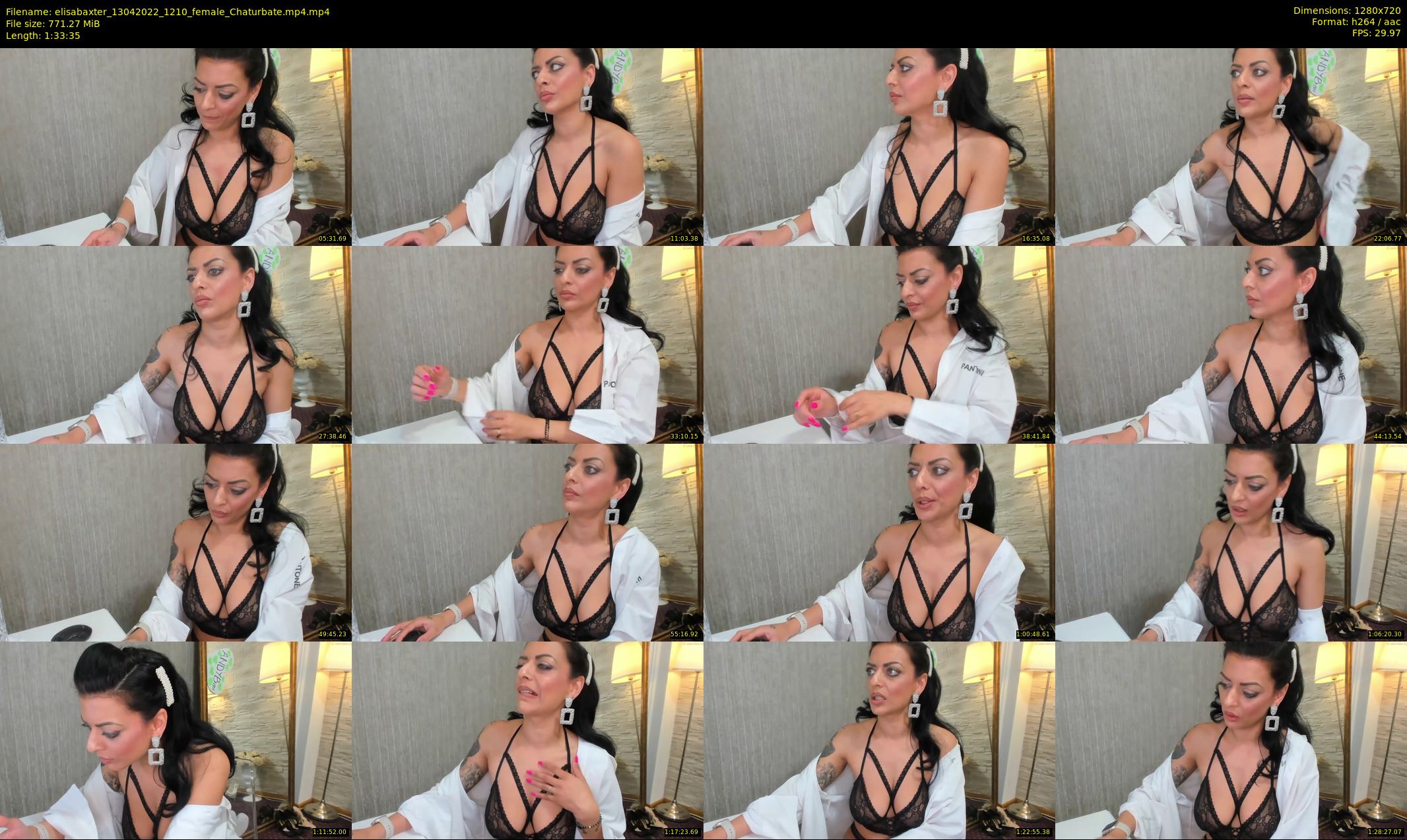 elisabaxter — 94 minute Chaturbate female cam show recording, 720p, Apr 13, 2022