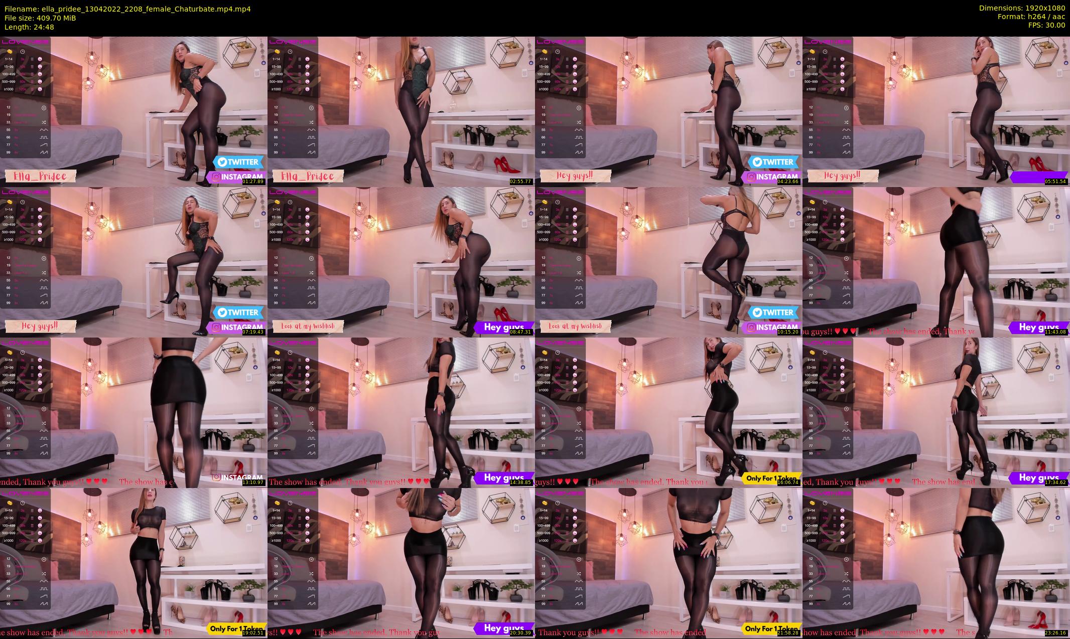 ella_pridee — 25 minute Chaturbate female cam show recording, 1080p, Apr 13, 2022