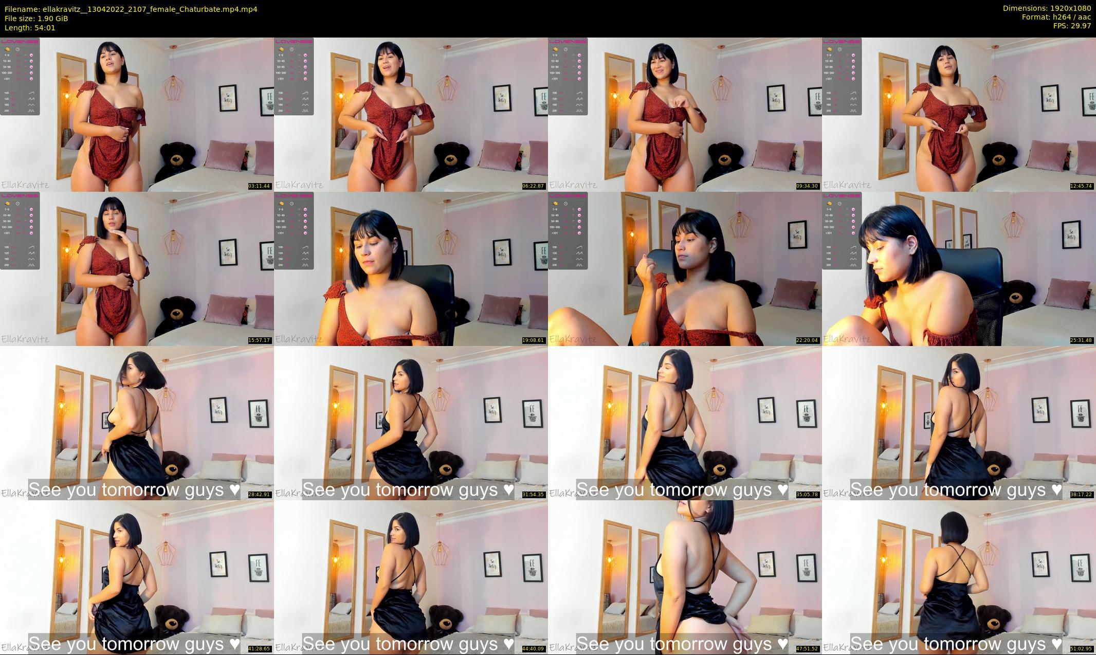 ellakravitz_ — 55 minute Chaturbate female cam show recording, 1080p, Apr 13, 2022