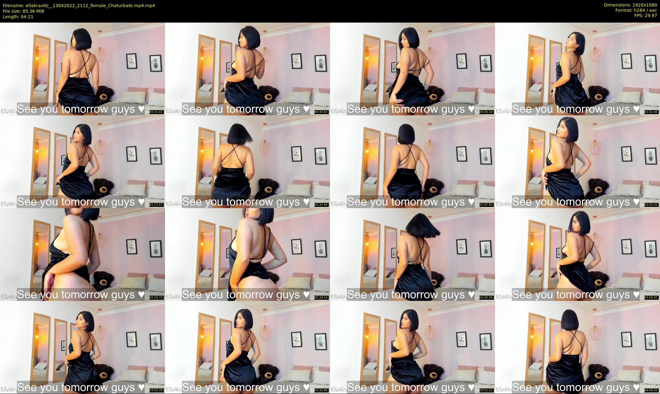 ellakravitz_ — 5 minute Chaturbate female cam show recording, 1080p, Apr 13, 2022