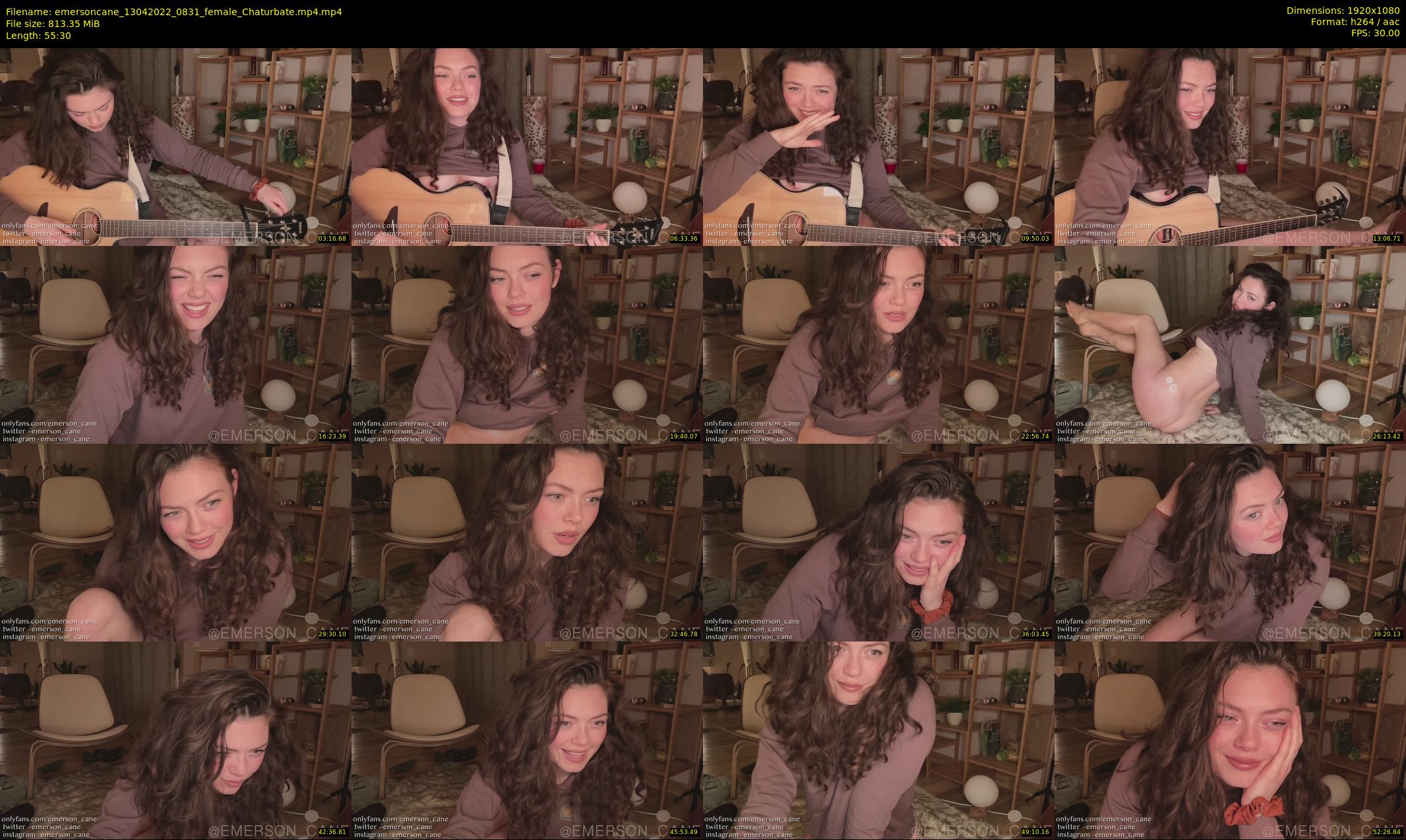 emersoncane — 56 minute Chaturbate female cam show recording, 1080p, Apr 13, 2022