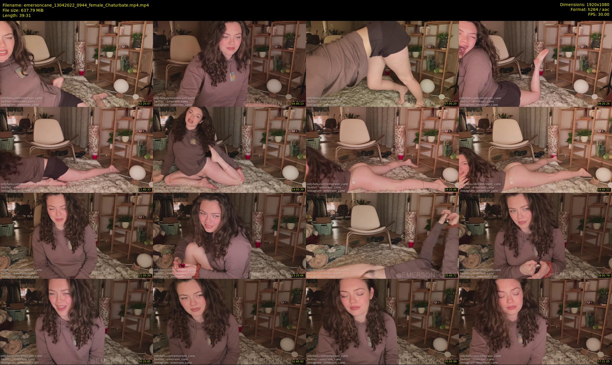 emersoncane — 40 minute Chaturbate female cam show recording, 1080p, Apr 13, 2022