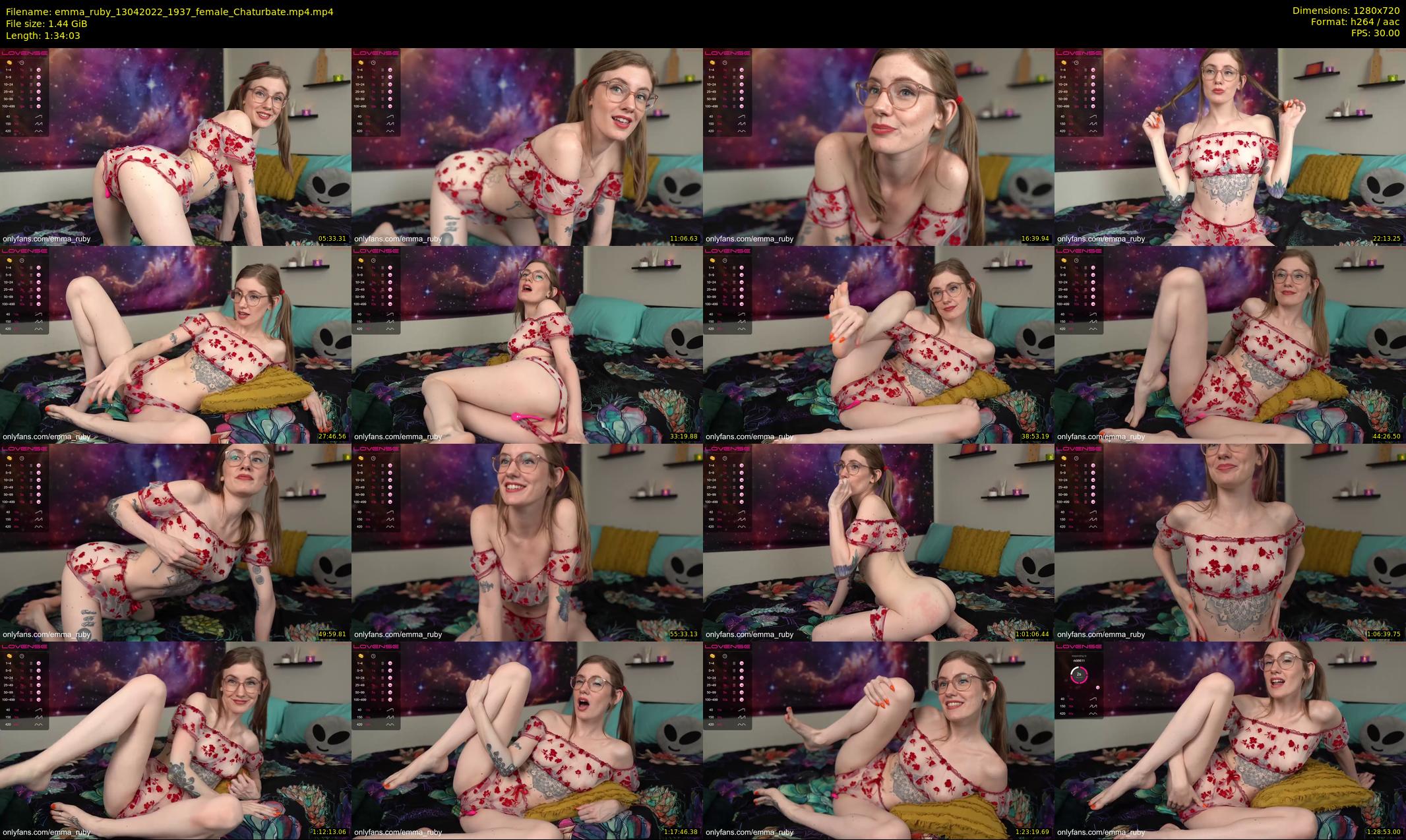 emma_ruby — 95 minute Chaturbate female cam show recording, 720p, Apr 13, 2022