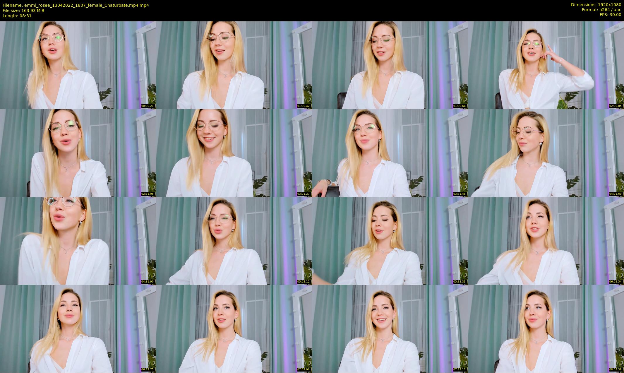 emmi_rosee — 9 minute Chaturbate female cam show recording, 1080p, Apr 13, 2022
