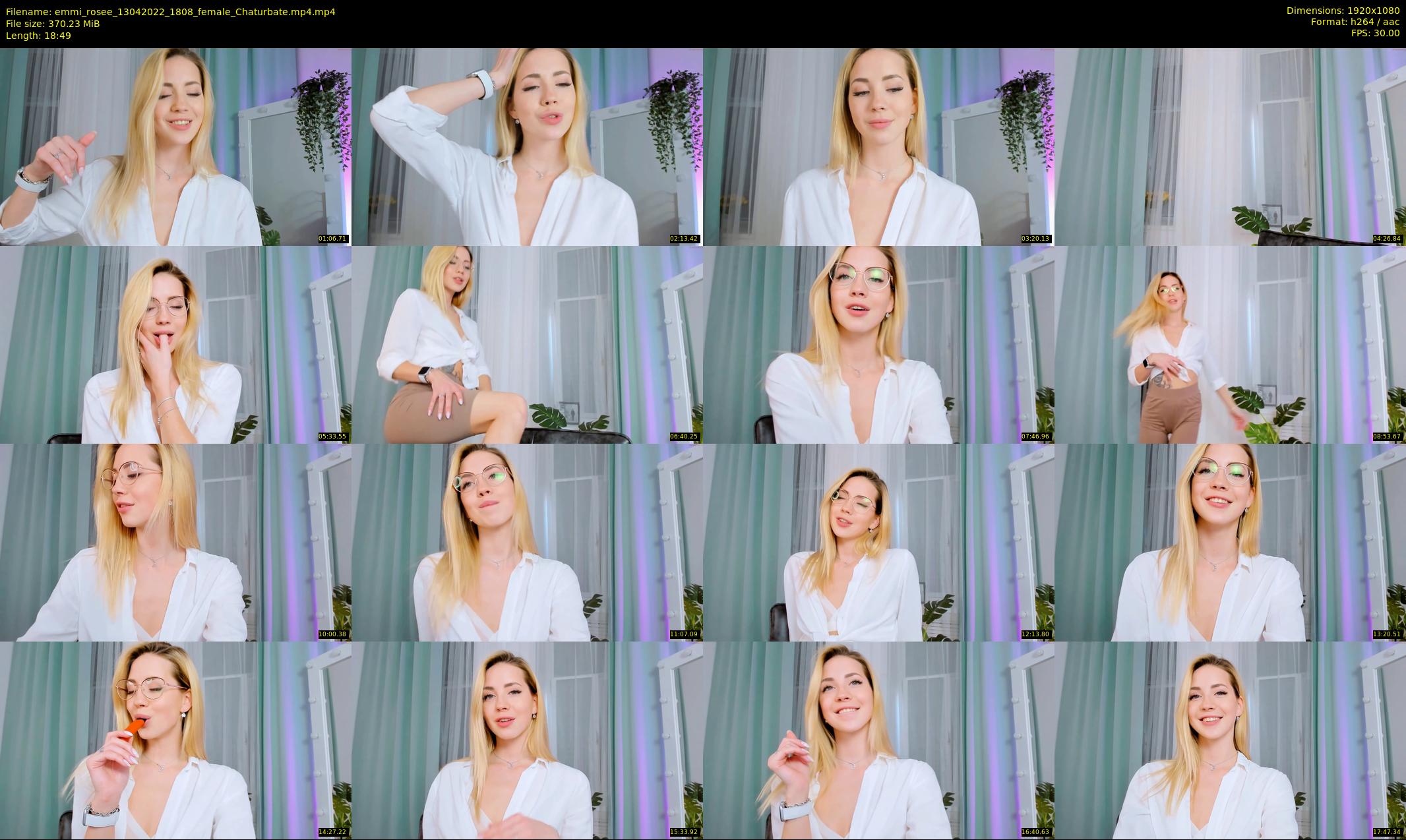 emmi_rosee — 19 minute Chaturbate female cam show recording, 1080p, Apr 13, 2022
