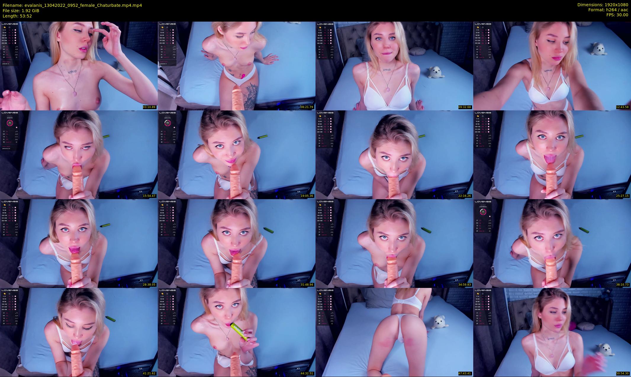 evalanis — 54 minute Chaturbate couple cam show recording, 1080p, Apr 13, 2022