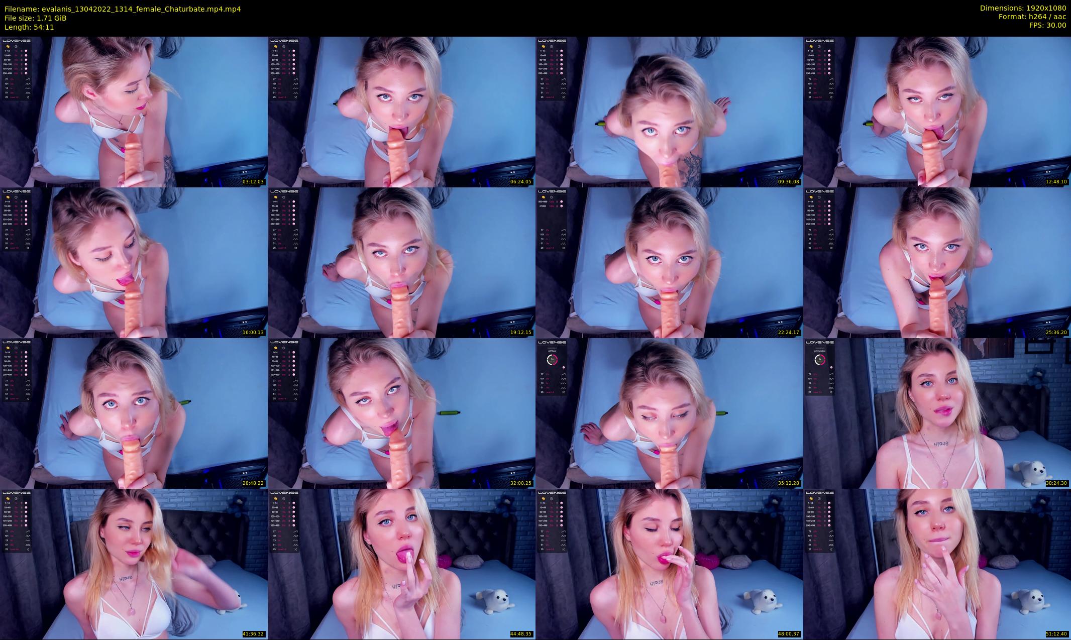 evalanis — 55 minute Chaturbate couple cam show recording, 1080p, Apr 13, 2022