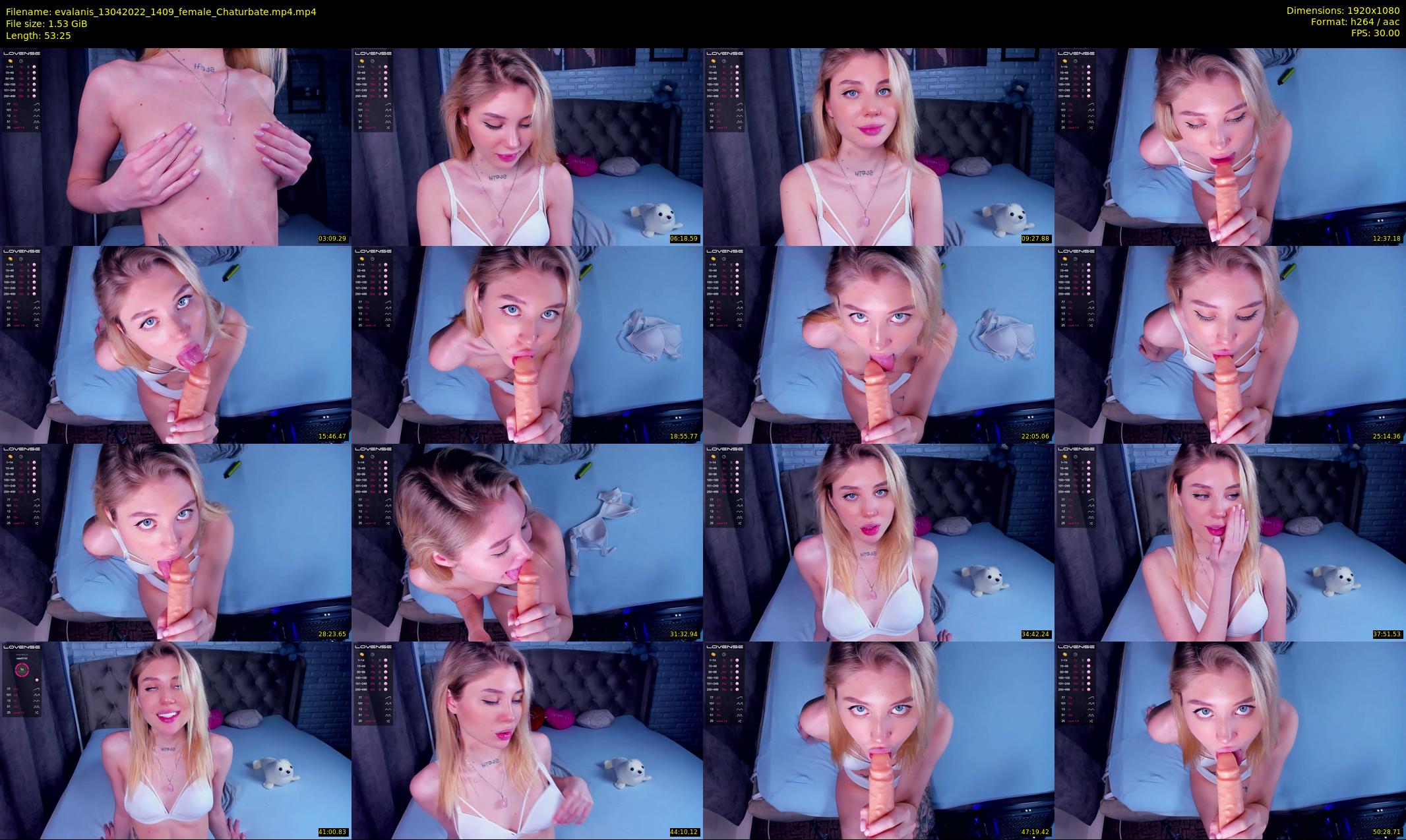 evalanis — 54 minute Chaturbate couple cam show recording, 1080p, Apr 13, 2022